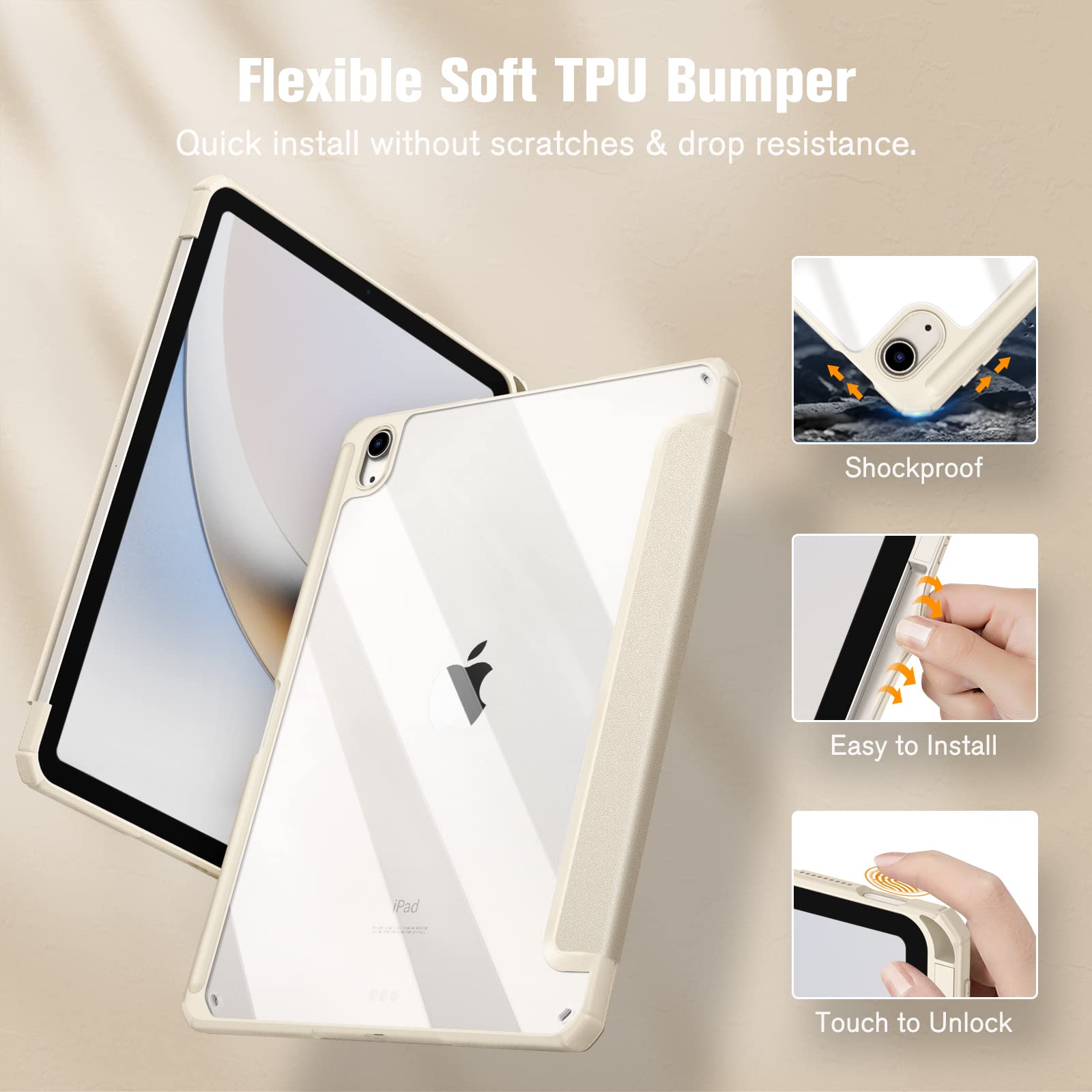 Foto 6 pulgar | Funda Fintie Hybrid Slim Para Ipad Air M2 De 11 Pulgadas (2024) - Venta Internacional.