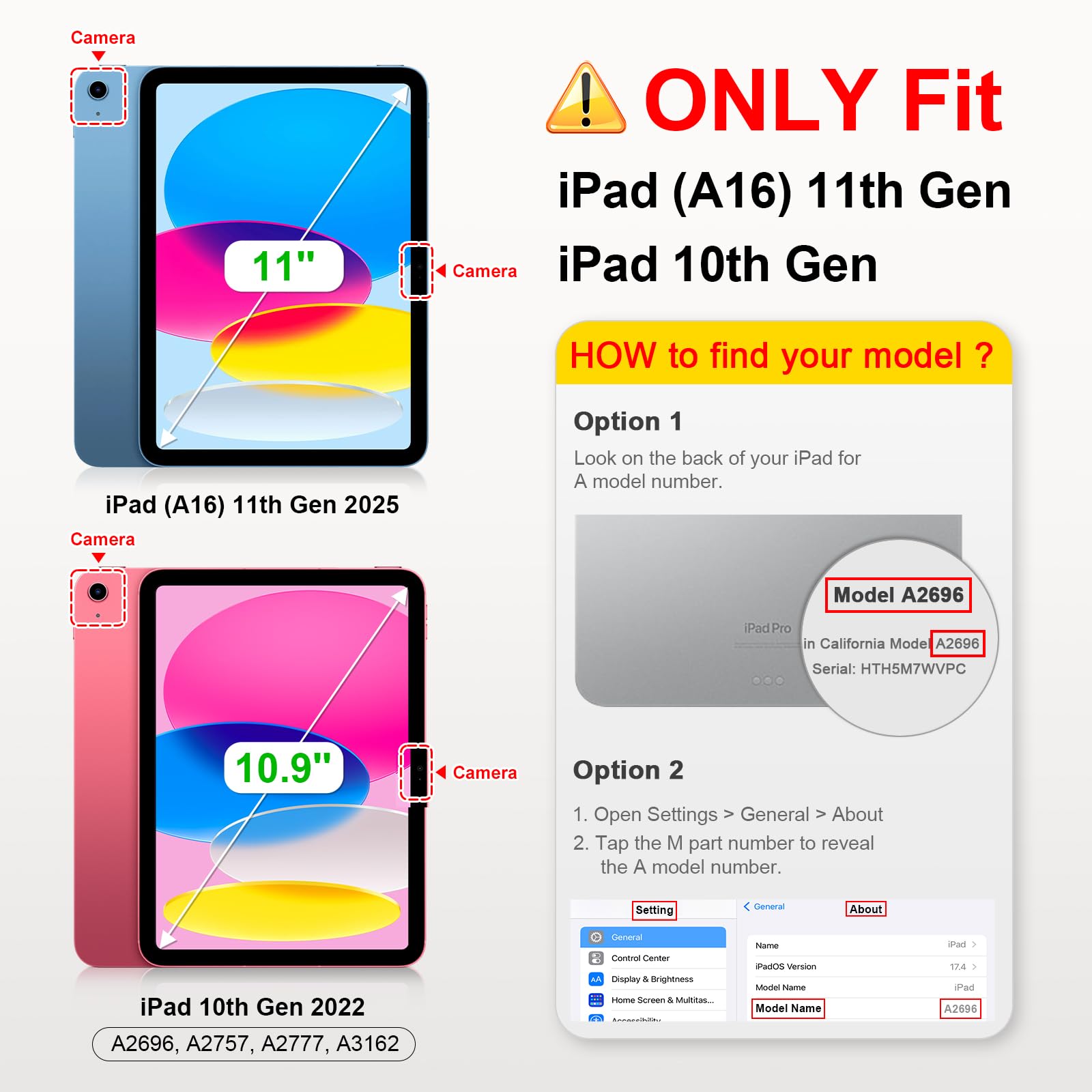 Foto 3 pulgar | Funda Fintie Slimshell Para Ipad 11ª Generación 11'' Y 10ª Generación 10.9'' - Venta Internacional.