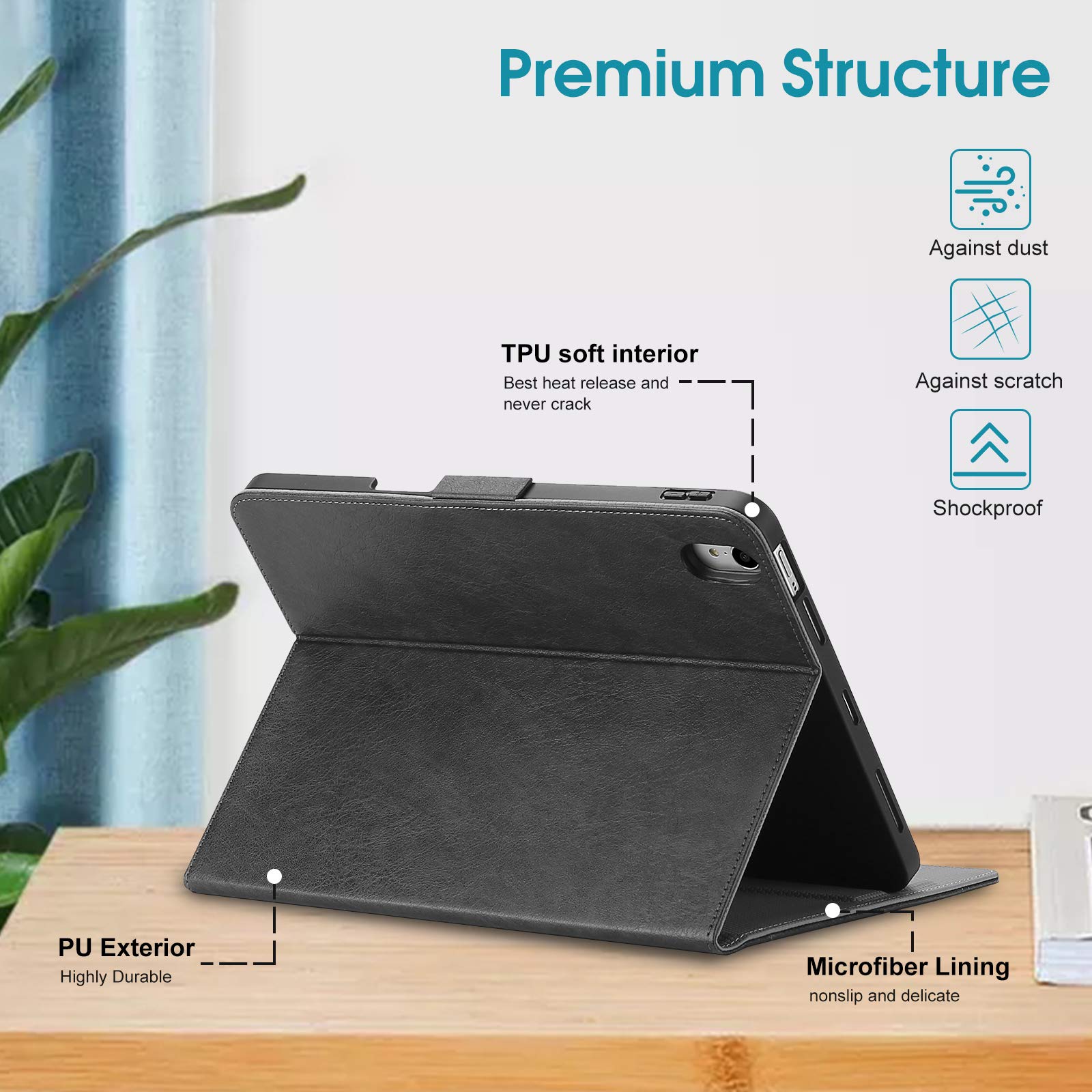 Foto 3 pulgar | Funda Procase Para Ipad Air De 11 Pulgadas 2024/5/4 Con Soporte Para Lápices - Venta Internacional.