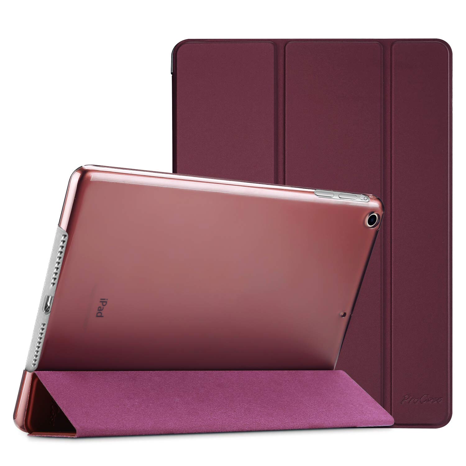 Foto 2 pulgar | Smart Case Procase Para Ipad Air 1.ª Generación De 9,7 Pulgadas, Color Vino - Venta Internacional.