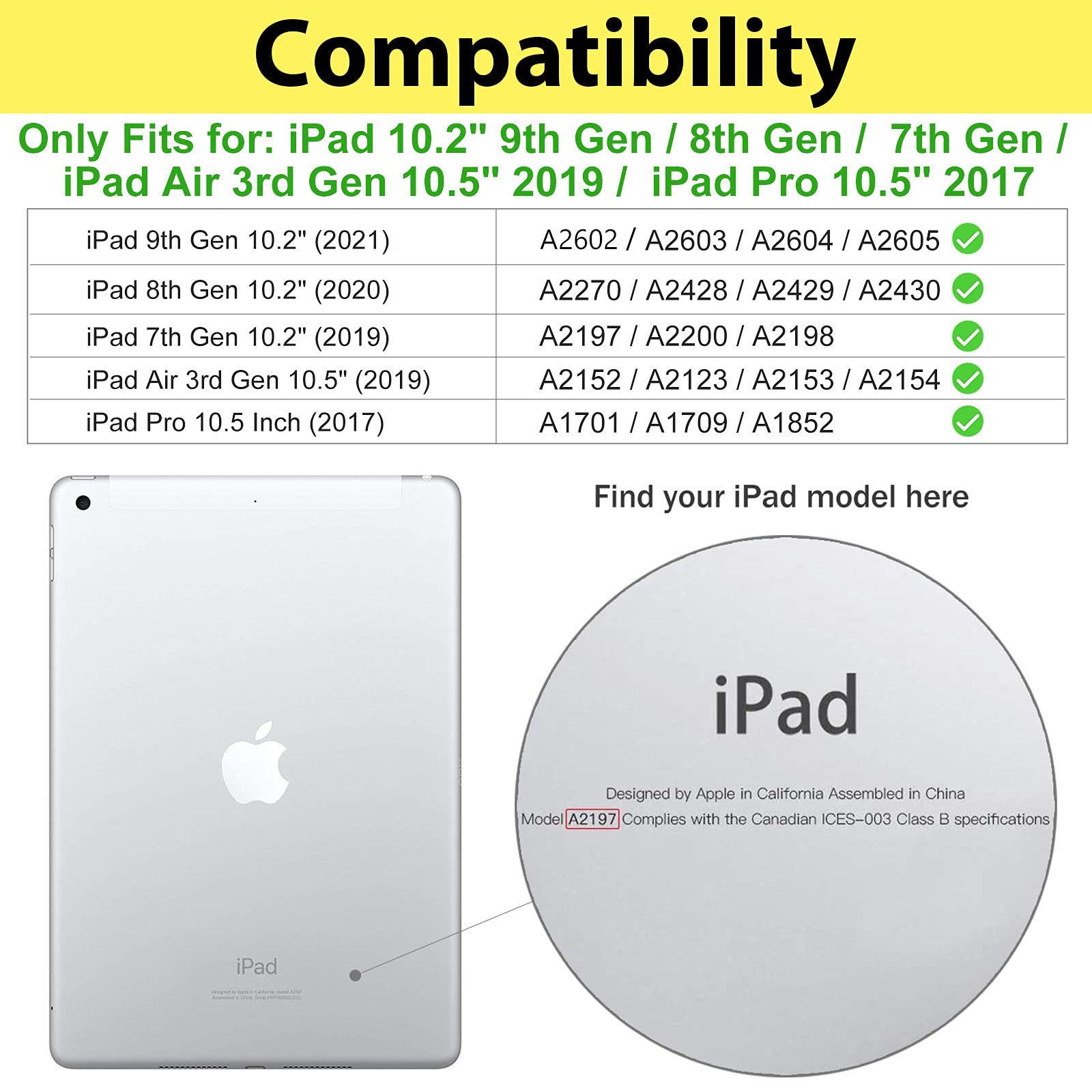 Foto 3 pulgar | Funda Procase Para Ipad De 9ª, 8ª Y 7ª Generación, Ipad Air 10.5, Ipad Pro 10.5 - Venta Internacional.