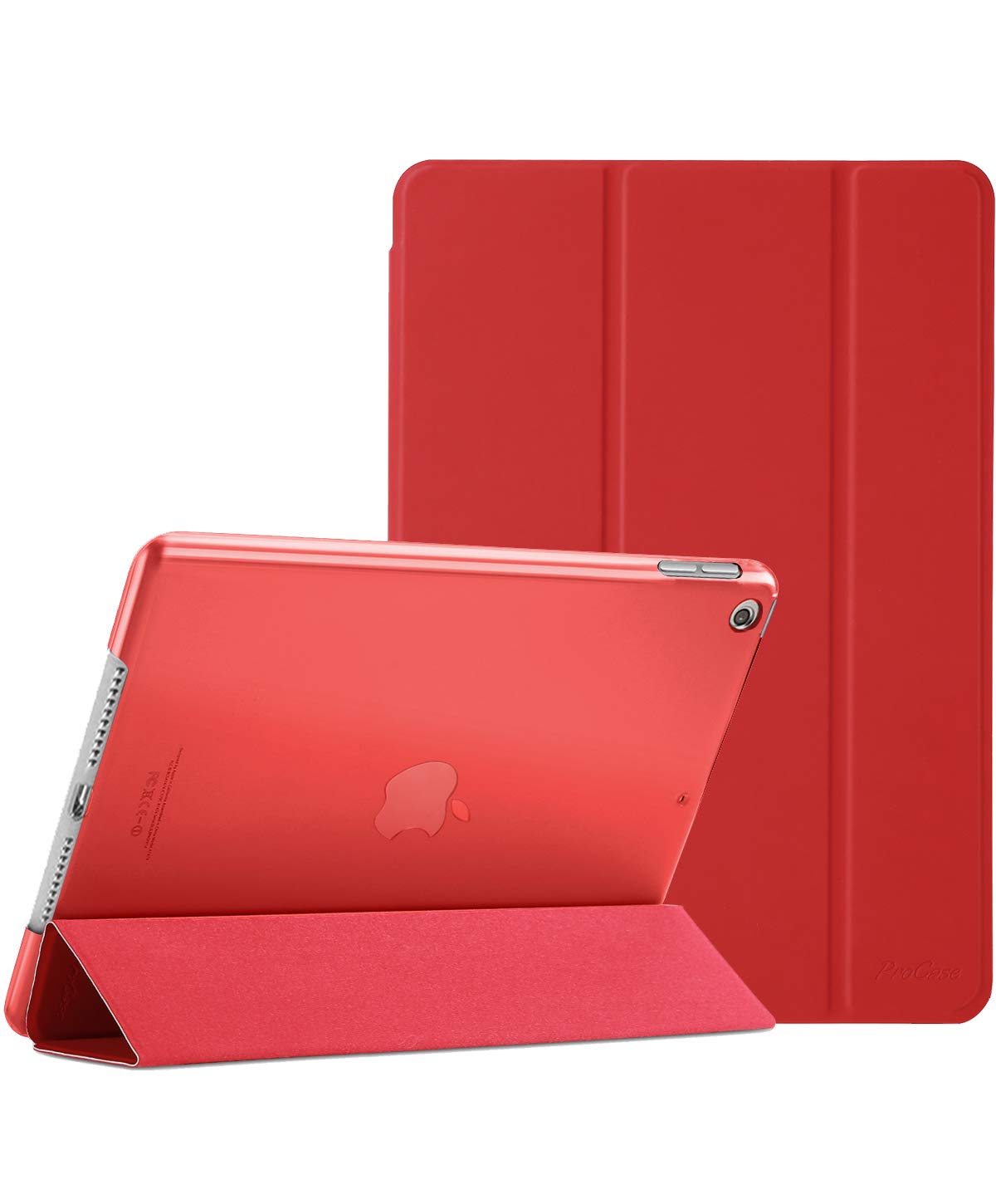 Funda Procase Para Ipad De 9ª, 8ª Y 7ª Generación De 10,2 Pulgadas, Color Rojo - Venta Internacional.