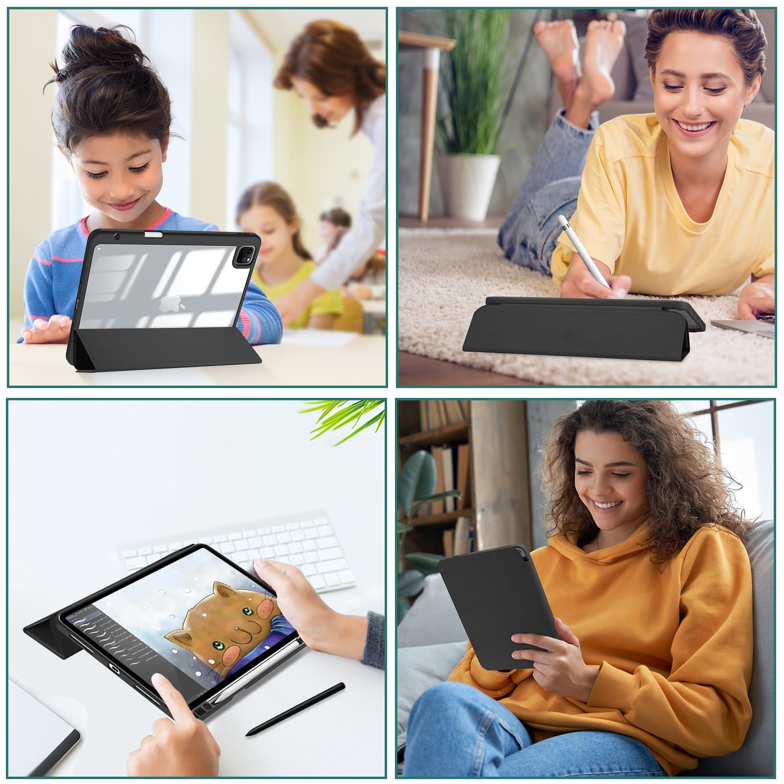 Foto 8 pulgar | Funda Procase Smart Para Ipad Pro 12.9 De 6.ª, 5.ª, 4.ª Y 3.ª Generación - Venta Internacional.