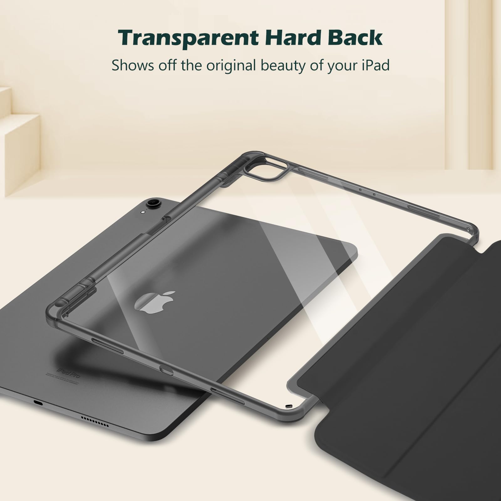 Foto 4 pulgar | Funda Procase Para Ipad Air De 13 Pulgadas 2025 M3/2024 M2, Color Negro - Venta Internacional.