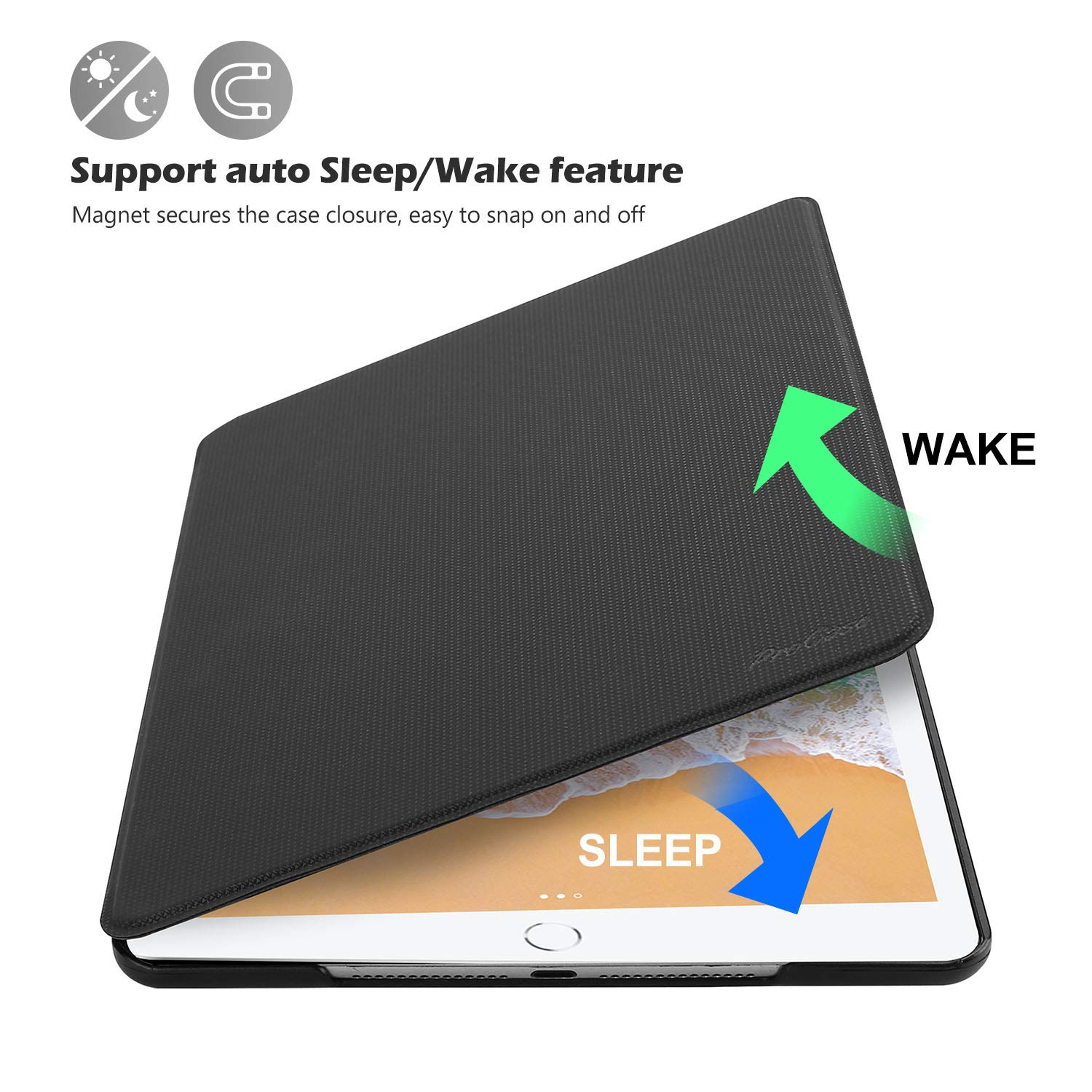 Foto 5 pulgar | Smart Cover Procase Para Ipad 9.7 (2018 Y 2017) /ipad Air 2 - Venta Internacional.