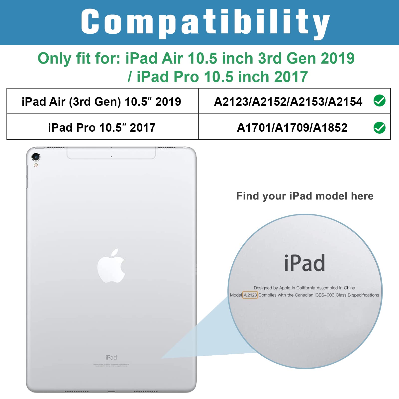 Foto 3 pulgar | Funda Procase Smart Para Ipad Air 3.ª Generación De 10.5 Pulgadas 2019/pro 10.5 Pulgadas - Venta Internacional.