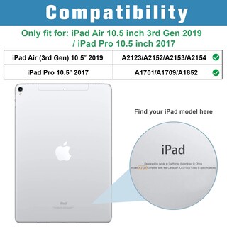 Foto 2 | Funda Procase Smart Para Ipad Air 3.ª Generación De 10.5 Pulgadas 2019/pro 10.5 Pulgadas - Venta Internacional.