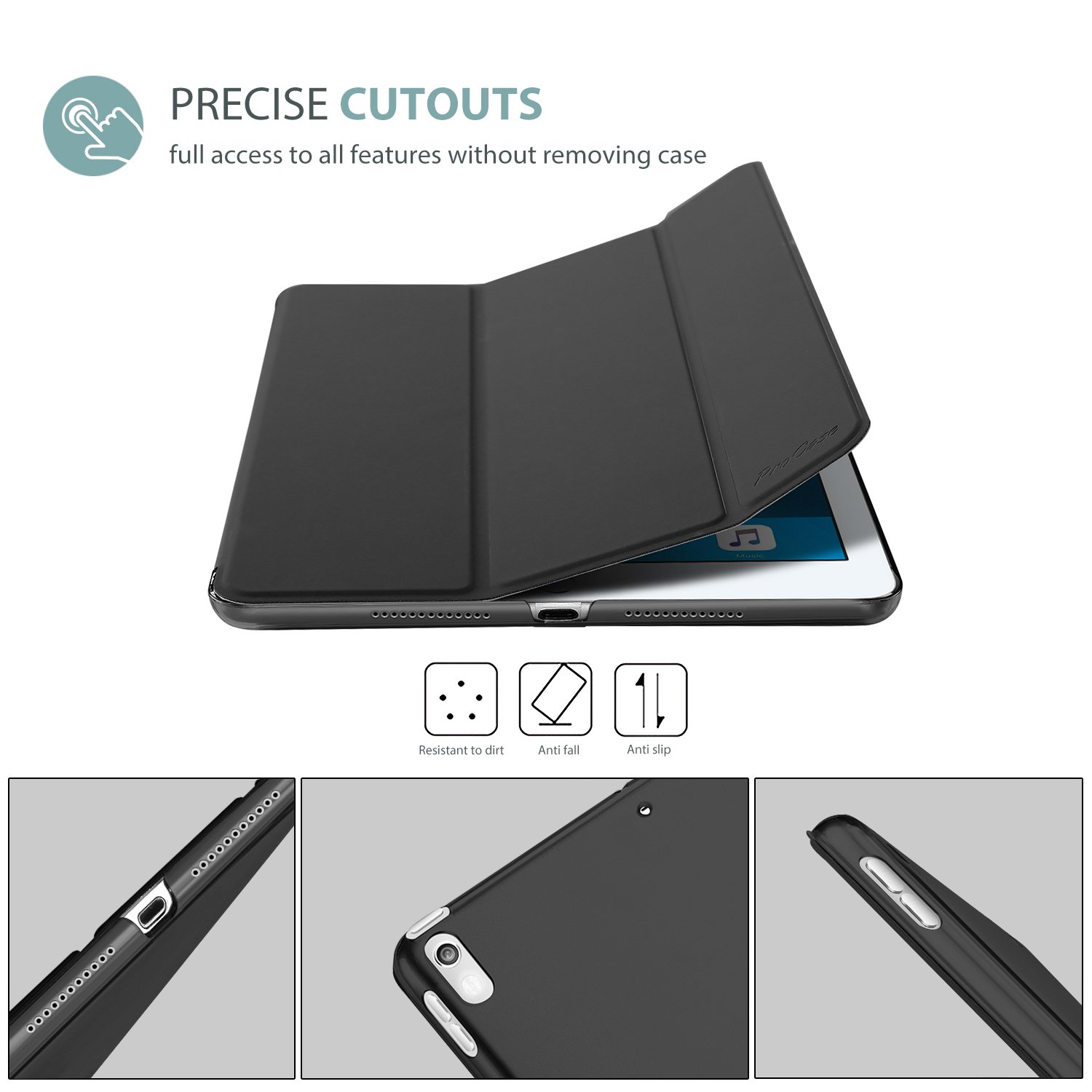 Foto 4 pulgar | Funda Procase Smart Para Ipad Air 3.ª Generación De 10.5 Pulgadas 2019/pro 10.5 Pulgadas - Venta Internacional.