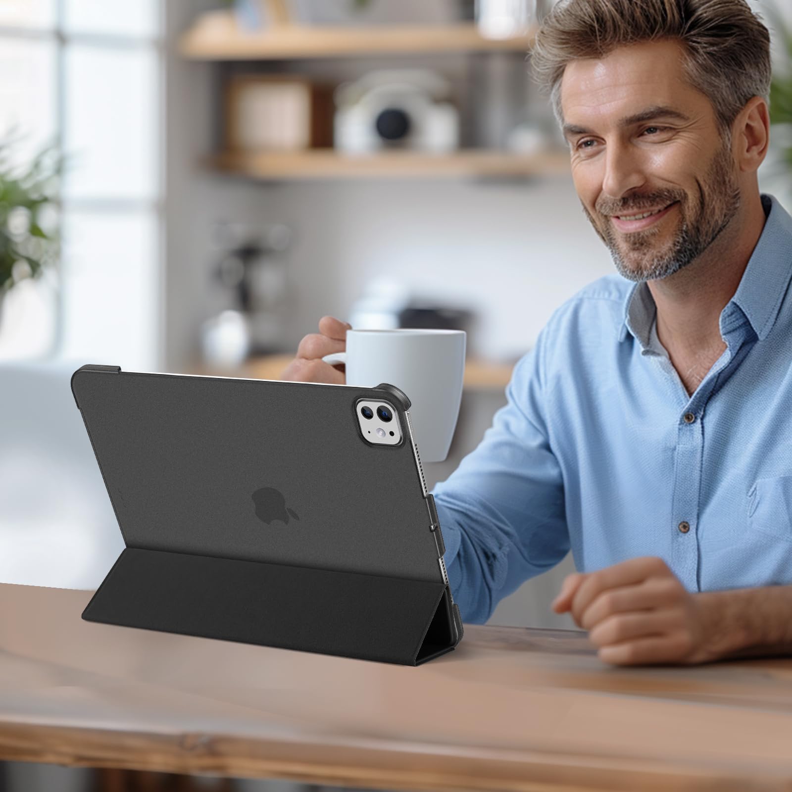 Foto 5 | Funda Procase Smart Para Ipad Pro 11 2024 5.ª Generación, Color Negro - Venta Internacional.