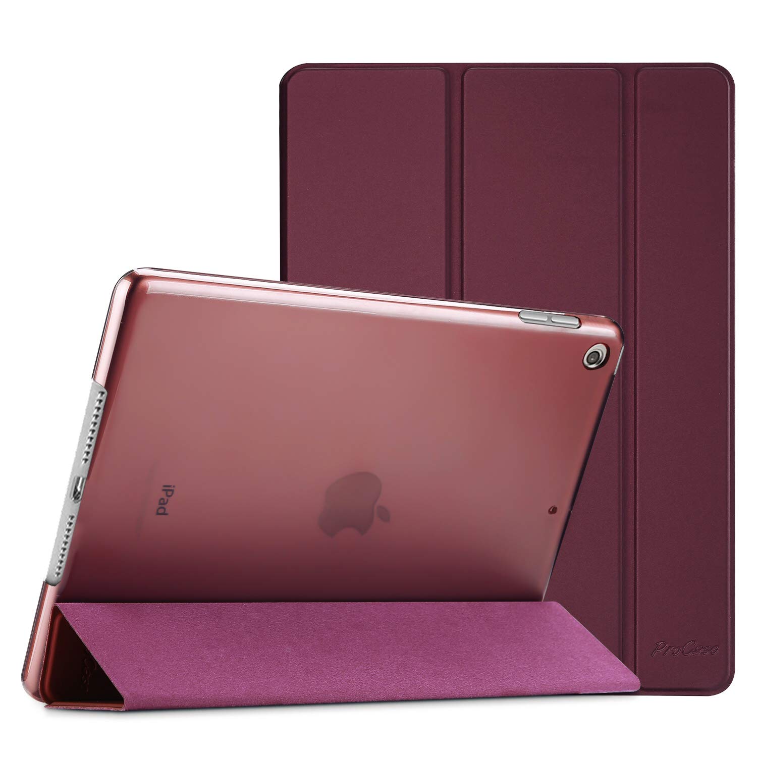 Foto 2 pulgar | Funda Procase Para Ipad De 9.ª, 8.ª Y 7.ª Generación 10.2, Color Vino - Venta Internacional.