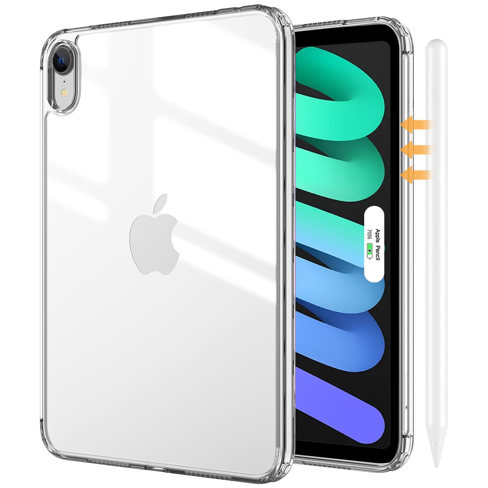 Foto 1 | Funda Procase Clear Para Ipad Mini 7th (a17 Pro) 2024/mini 6th 8.3 2021 - Venta Internacional.