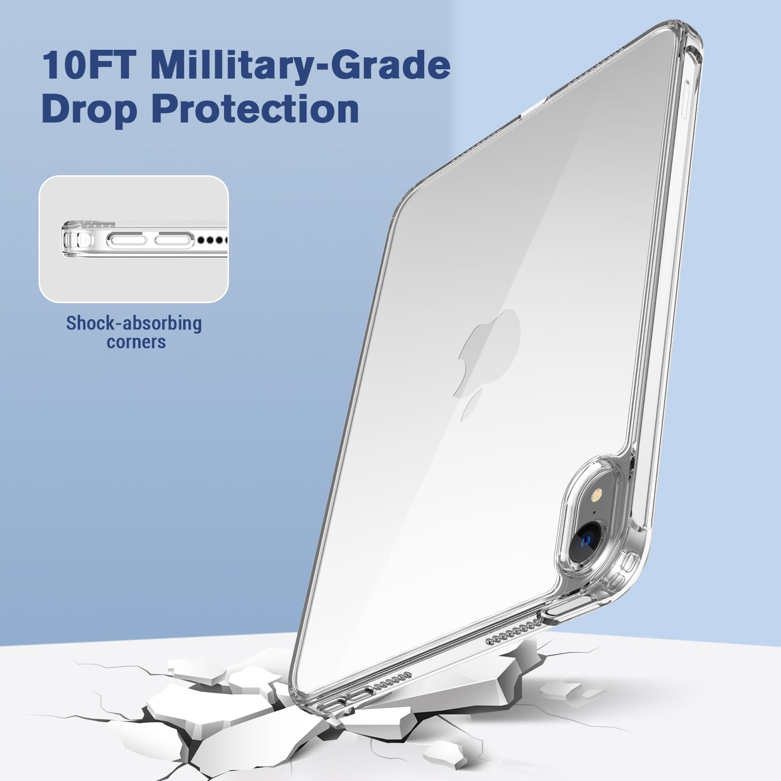 Foto 7 | Funda Procase Clear Para Ipad Mini 7th (a17 Pro) 2024/mini 6th 8.3 2021 - Venta Internacional.