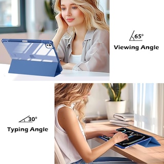 Foto 6 | Funda Para Tableta Procase Smart Para Ipad Pro 11 2024 5ª Generación, Azul Marino - Venta Internacional.