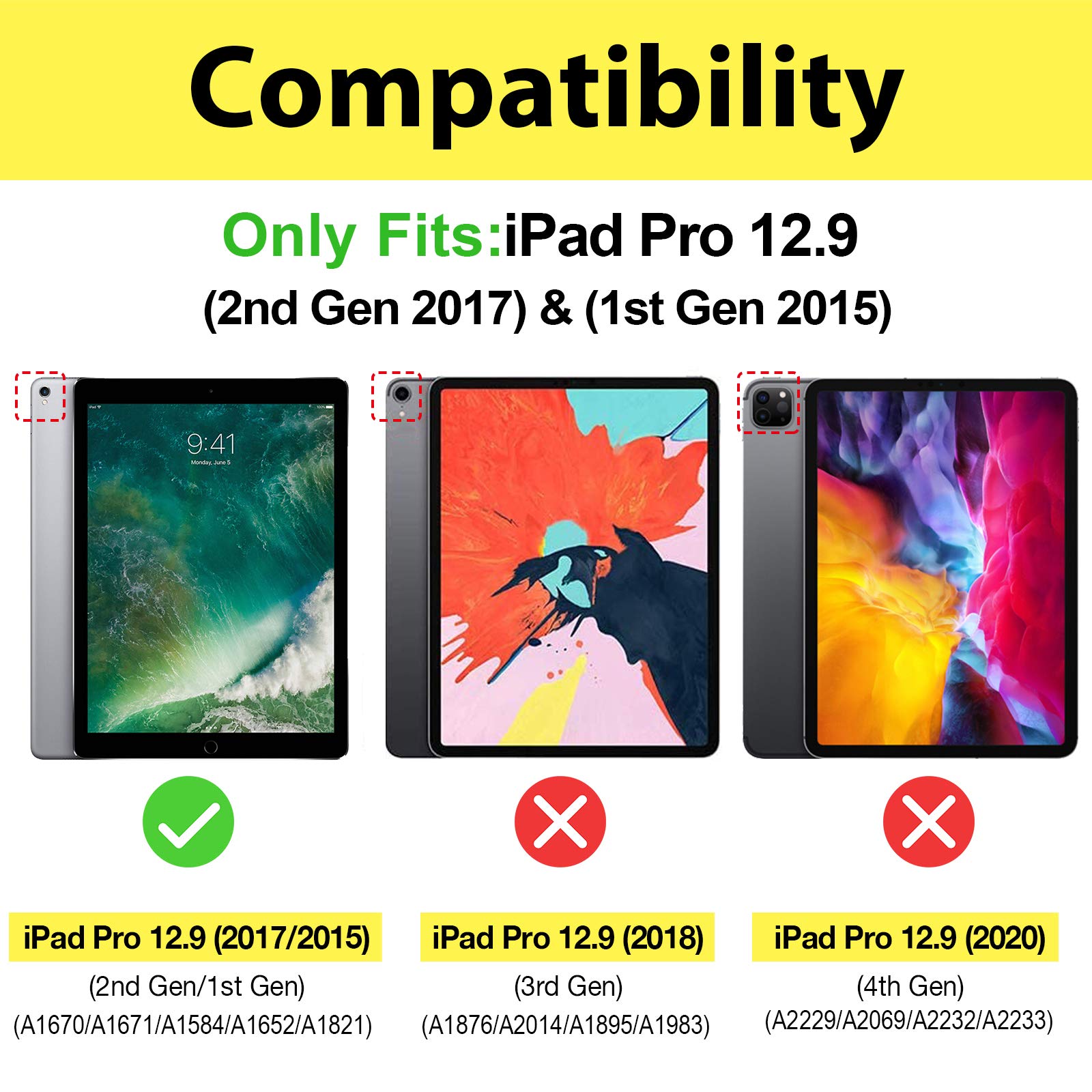 Foto 3 pulgar | Funda Procase Smart Para Ipad Pro 12.9 1.ª Y 2.ª Generación (2015/2017) - Venta Internacional.