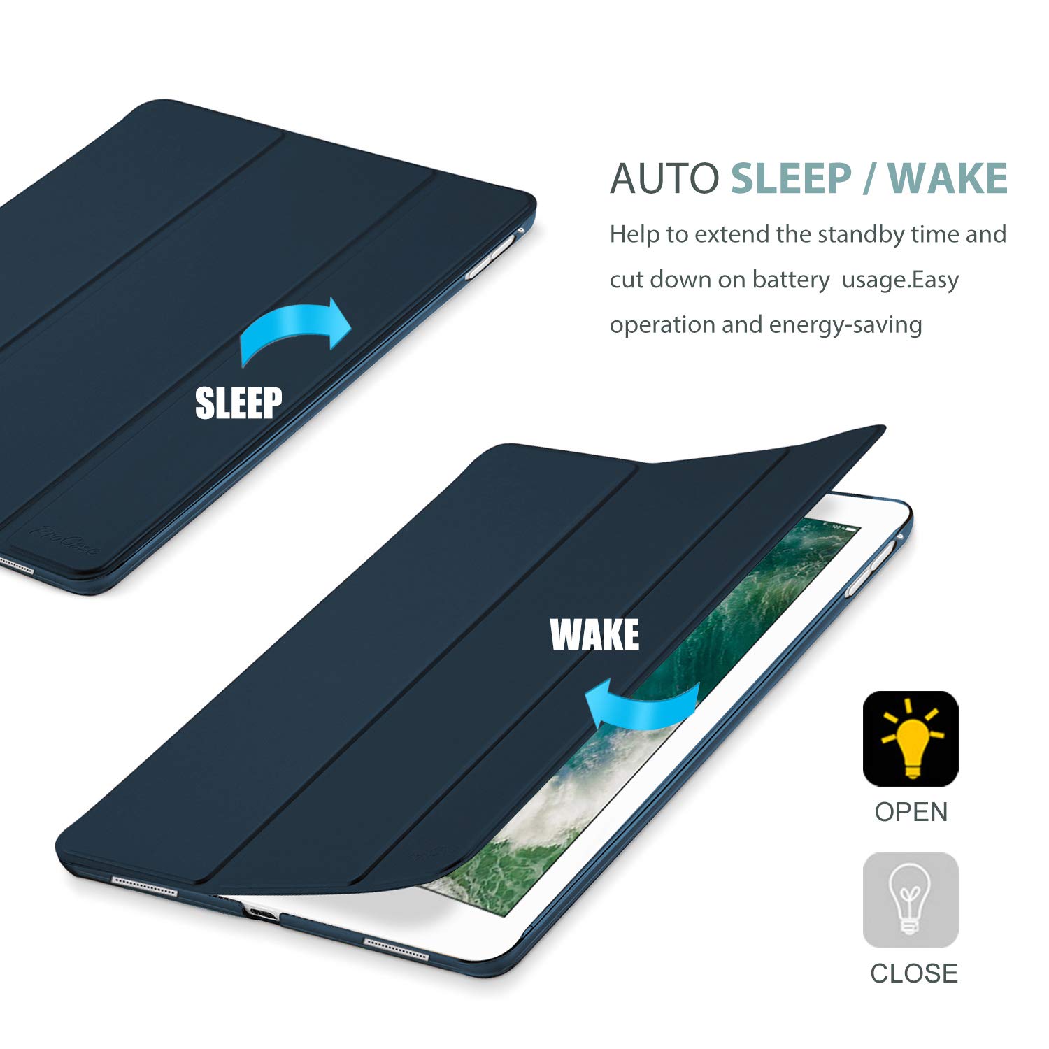 Foto 6 | Funda Procase Smart Para Ipad Pro 12.9 1.ª Y 2.ª Generación (2015/2017) - Venta Internacional.