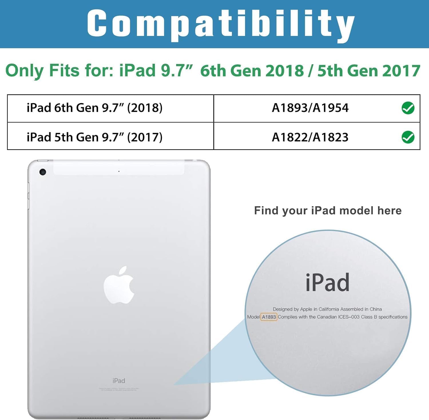 Foto 3 pulgar | Funda Procase Para Ipad 9.7 De 6.ª Y 5.ª Generación 2018/2017 A1893 A1954 - Venta Internacional.
