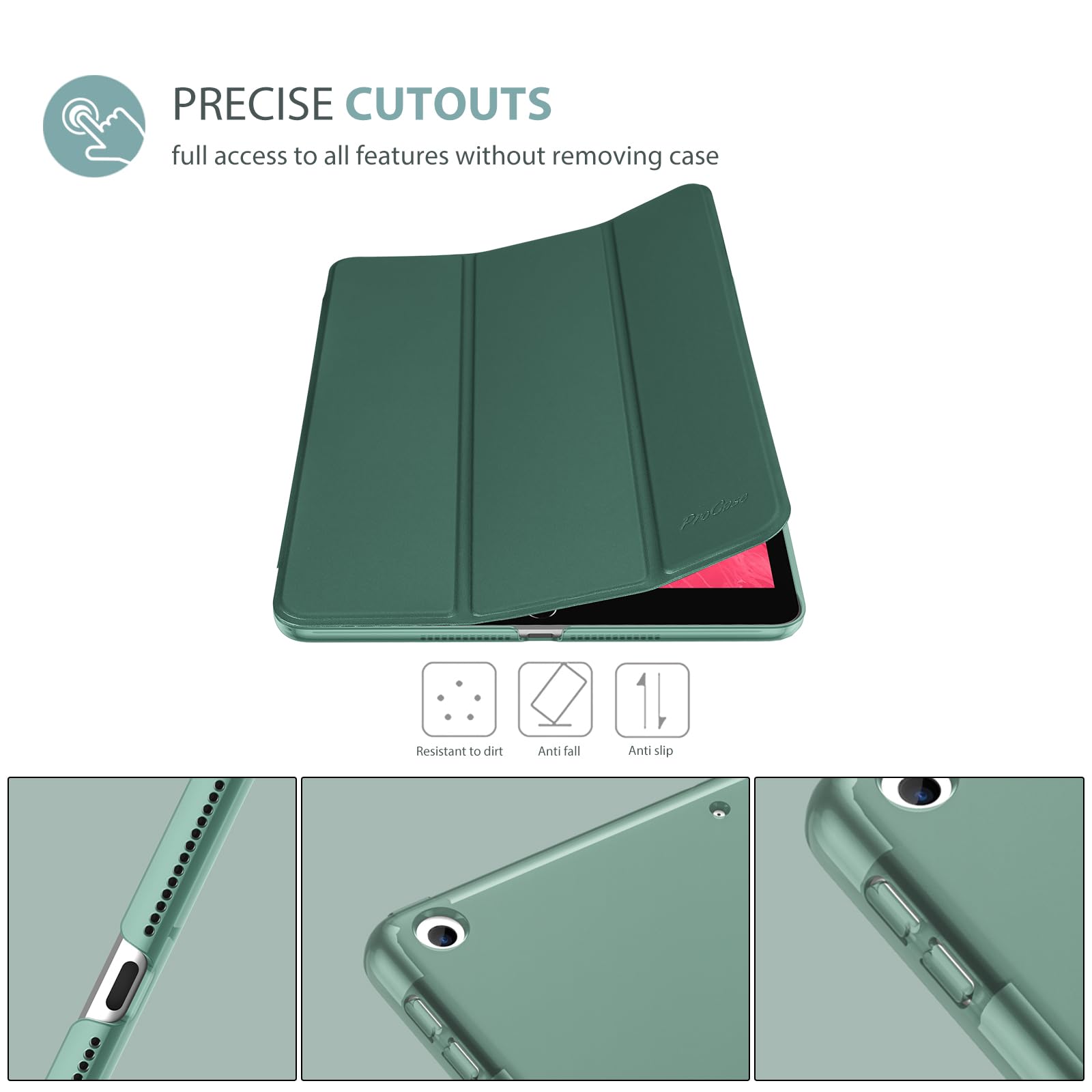 Foto 4 pulgar | Funda Procase Para Ipad 9.7 De 6.ª Y 5.ª Generación 2018/2017 A1893 A1954 - Venta Internacional.
