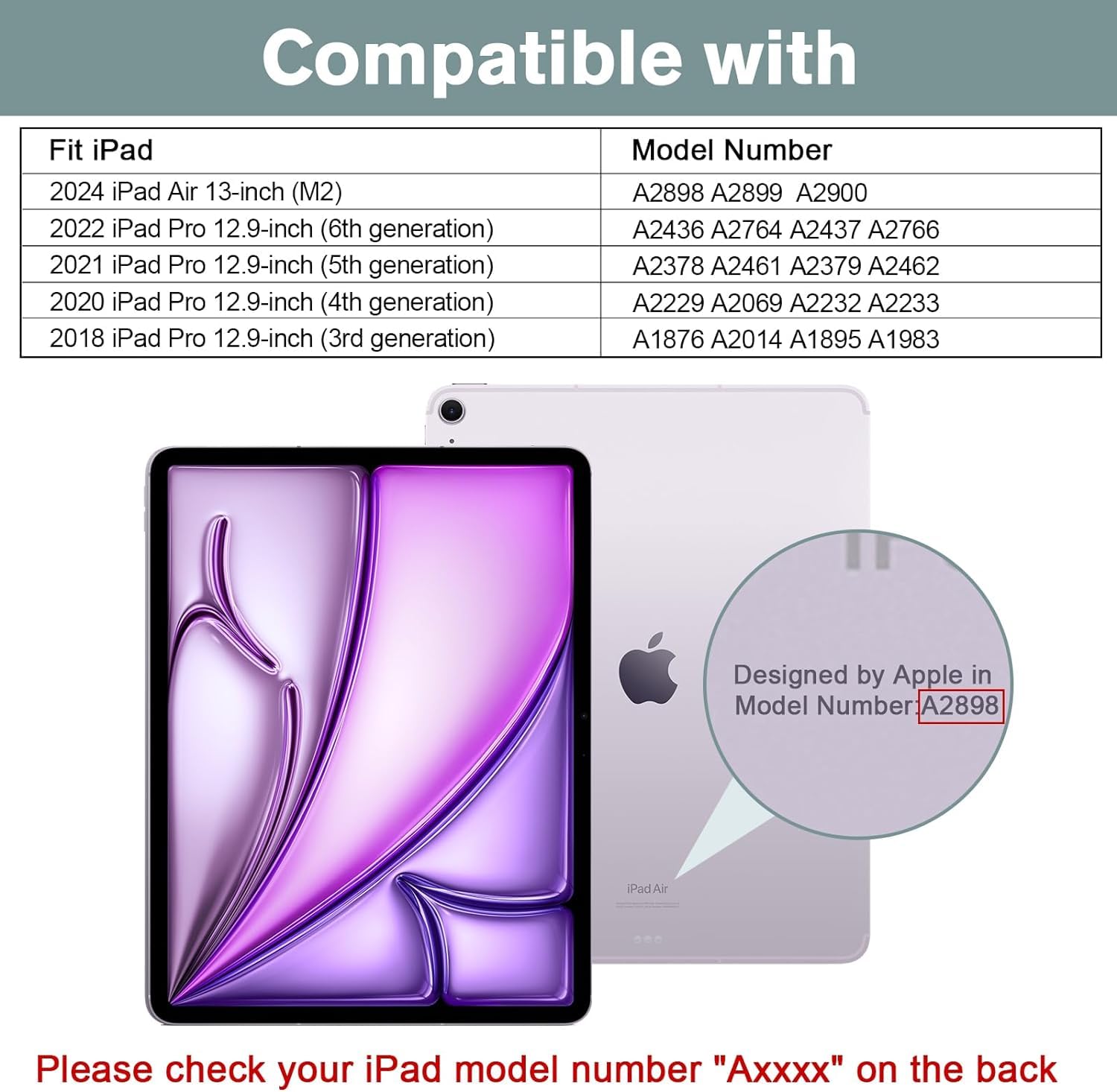 Foto 3 pulgar | Smart Case Procase Para Ipad Pro 12.9 De 6.ª, 5.ª, 4.ª Y 3.ª Generación - Venta Internacional.