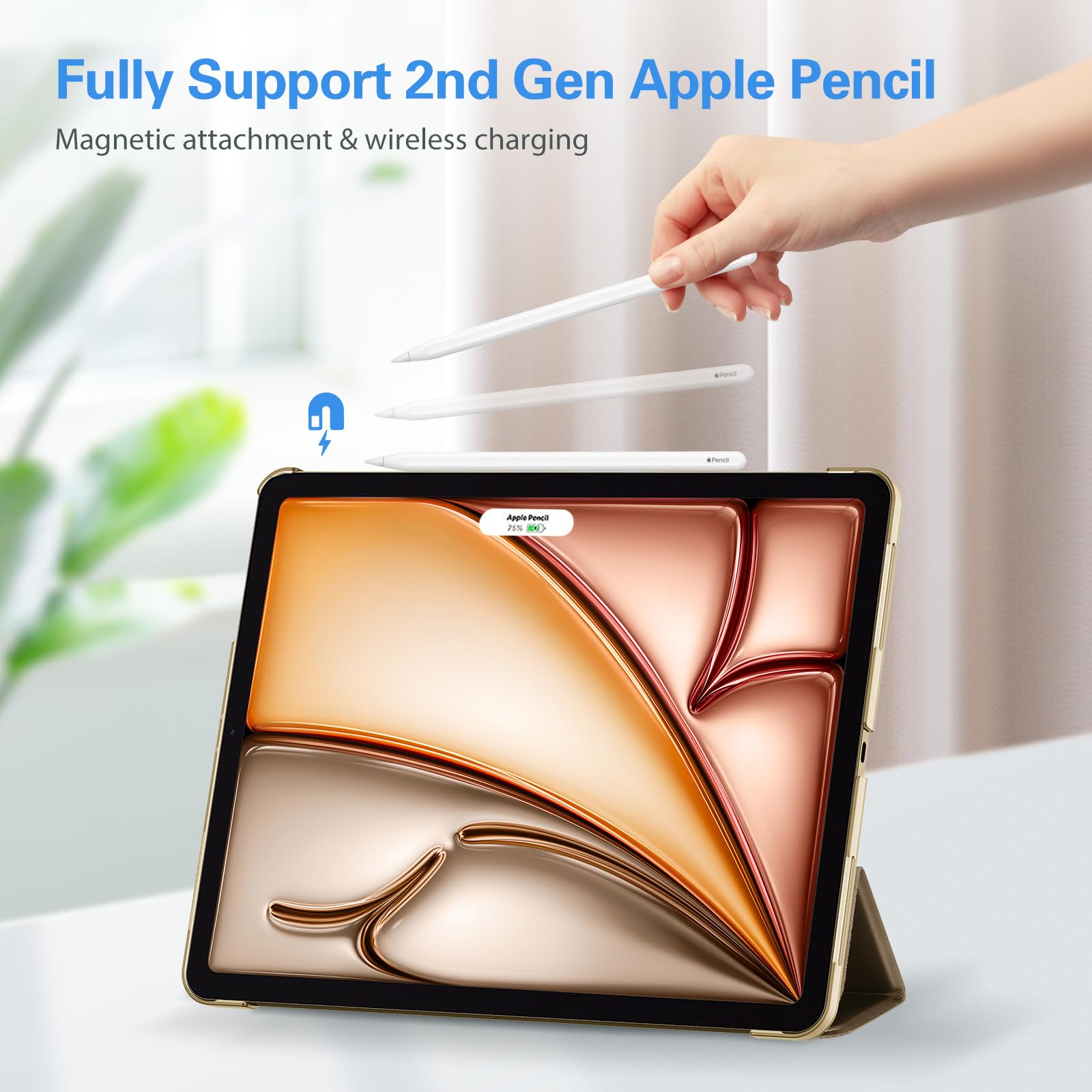 Foto 4 pulgar | Smart Case Procase Para Ipad Pro 12.9 De 6.ª, 5.ª, 4.ª Y 3.ª Generación - Venta Internacional.