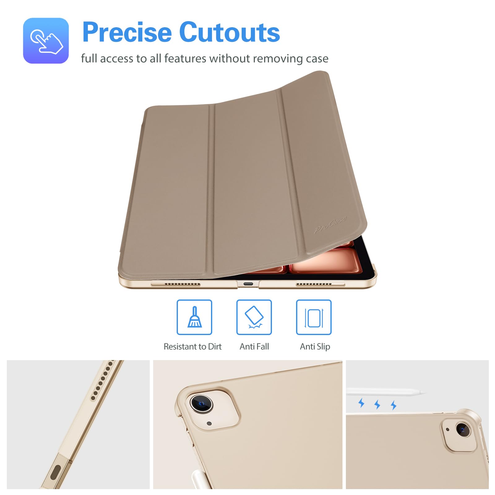 Foto 6 | Smart Case Procase Para Ipad Pro 12.9 De 6.ª, 5.ª, 4.ª Y 3.ª Generación - Venta Internacional.