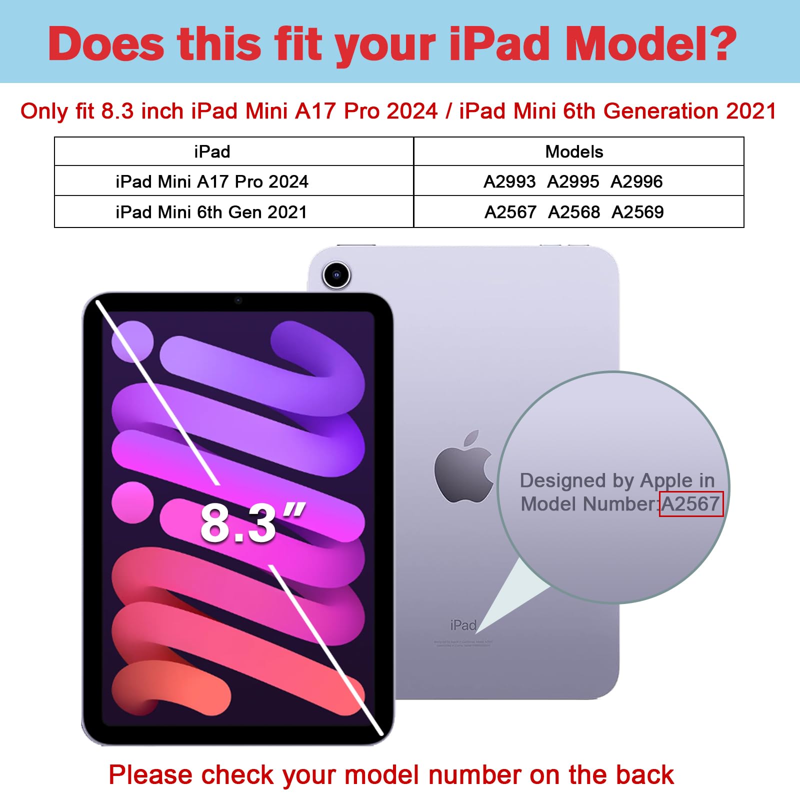 Foto 2 | Funda Procase Clear Para Ipad Mini 7.ª Y 6.ª Generación De 8,3 Pulgadas - Venta Internacional.