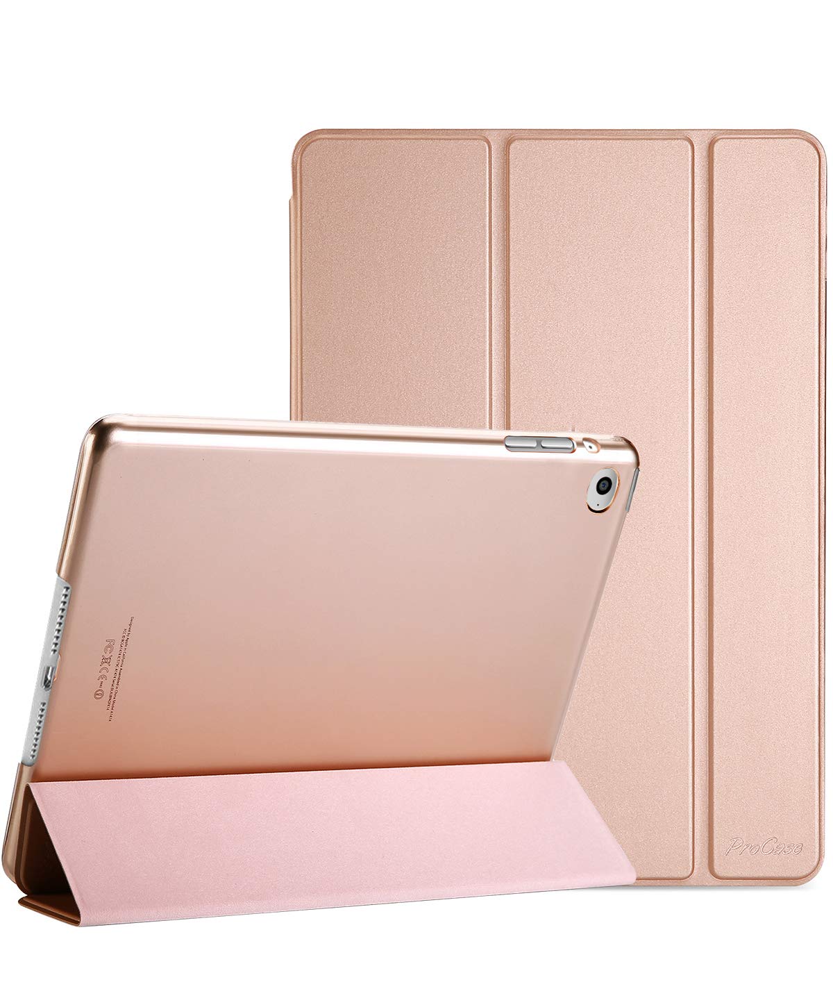 Foto 2 pulgar | Funda Procase Smart Para Ipad Air 2 2014 Con Soporte, Color Oro Rosa - Venta Internacional.