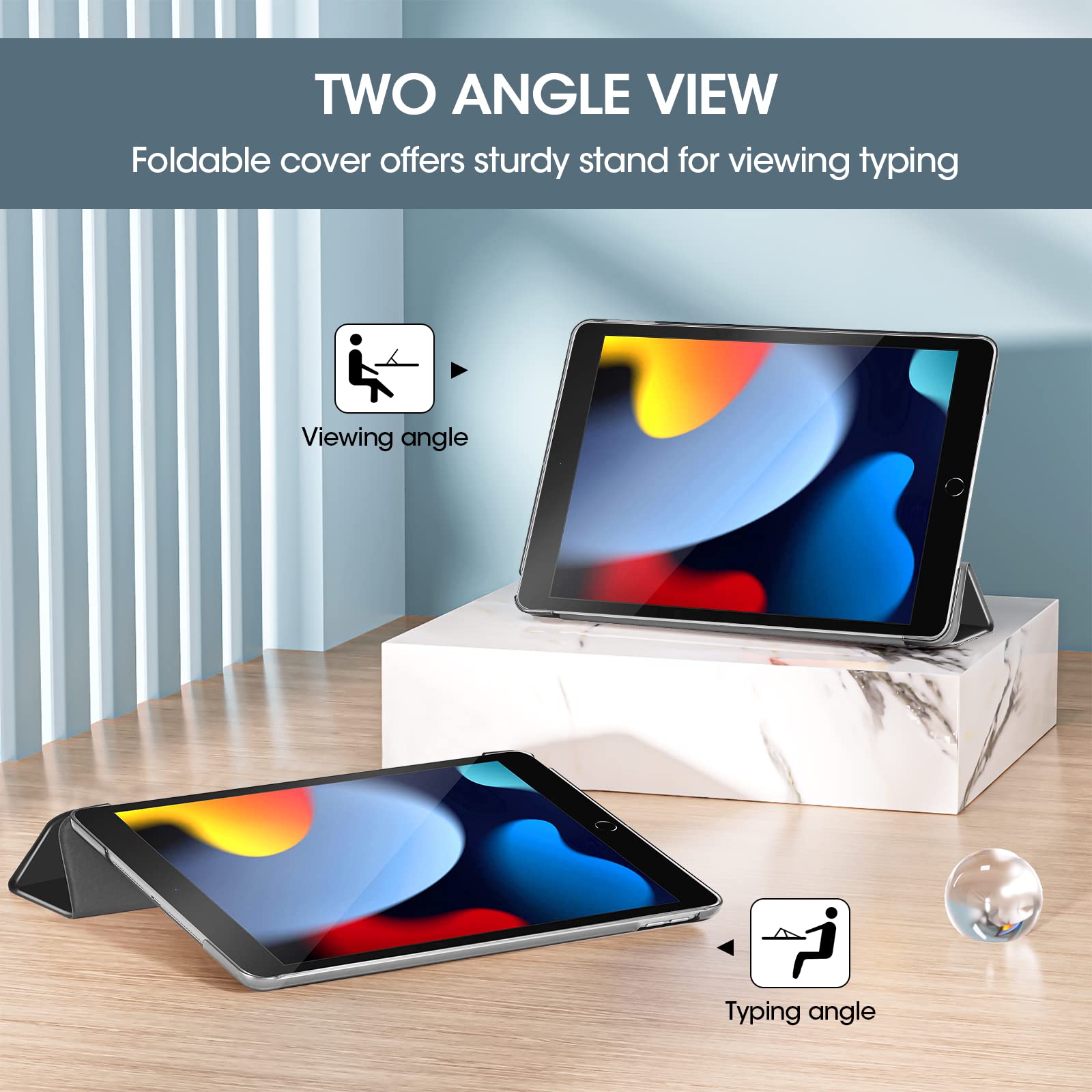 Foto 5 | Funda Procase Para Ipad De 9ª, 8ª Y 7ª Generación De 10,2 Pulgadas, Color Metálico - Venta Internacional.