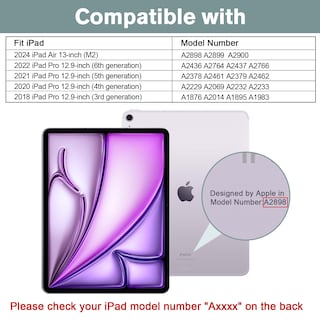 Foto 2 | Smart Case Procase Para Ipad Pro 12.9 De 6.ª, 5.ª, 4.ª Y 3.ª Generación - Venta Internacional.