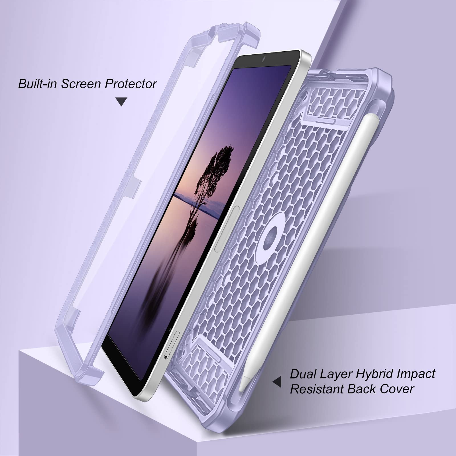 Foto 6 pulgar | Funda Fintie Para Ipad Mini 7 (a17 Pro) 2024/ Ipad Mini 6 De 8,3 Pulgadas - Venta Internacional.