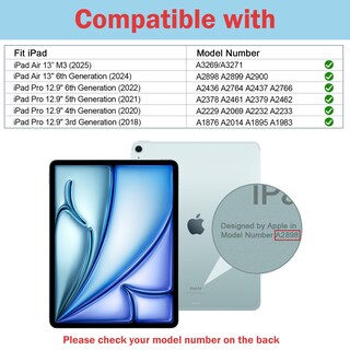 Foto 2 | Funda Procase Para Ipad Air De 13 Pulgadas (2025/2024) Y Ipad Pro De 12,9 Pulgadas - Venta Internacional.