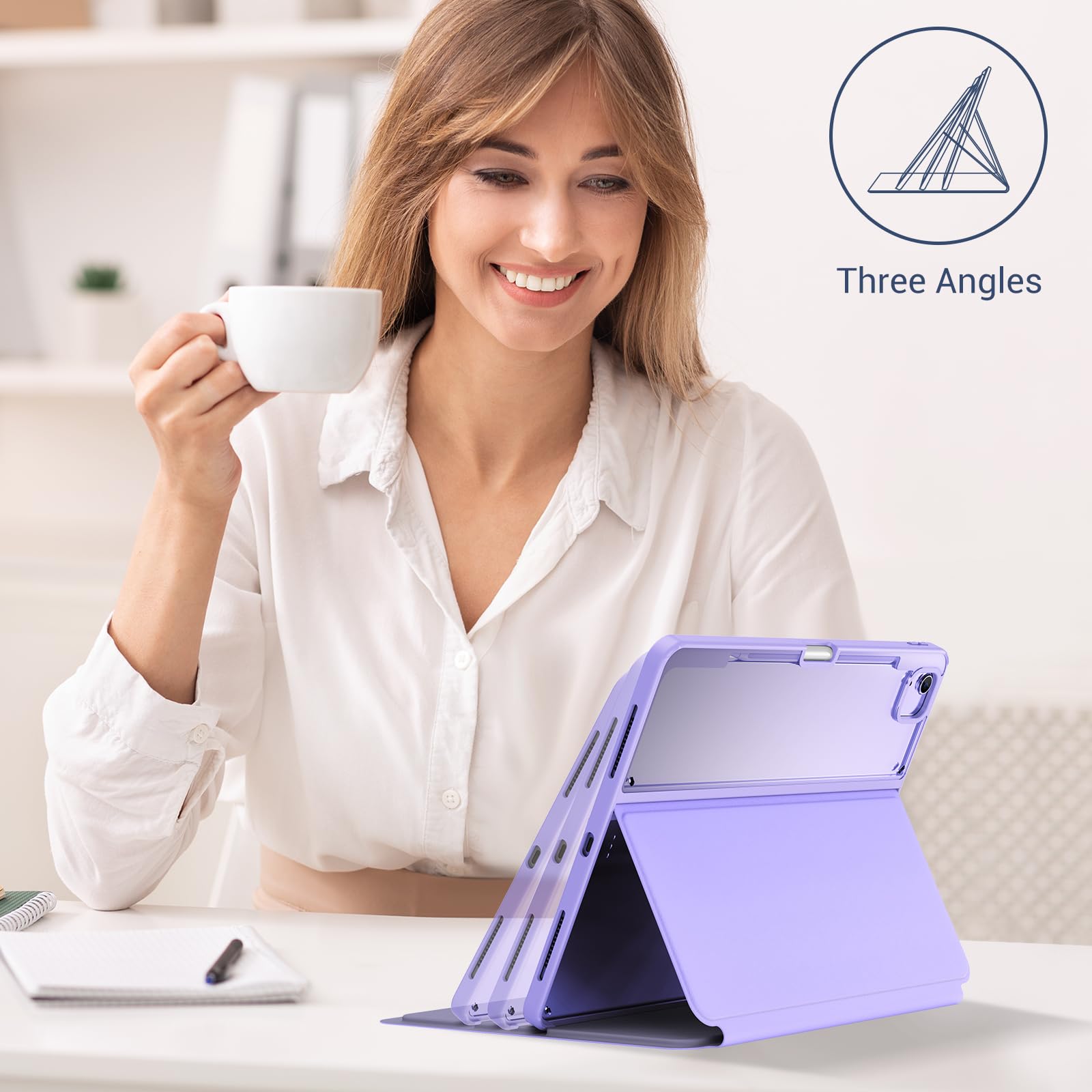 Foto 8 pulgar | Funda Procase Para Ipad Air De 13 Pulgadas (2025/2024) Y Ipad Pro De 12,9 Pulgadas - Venta Internacional.