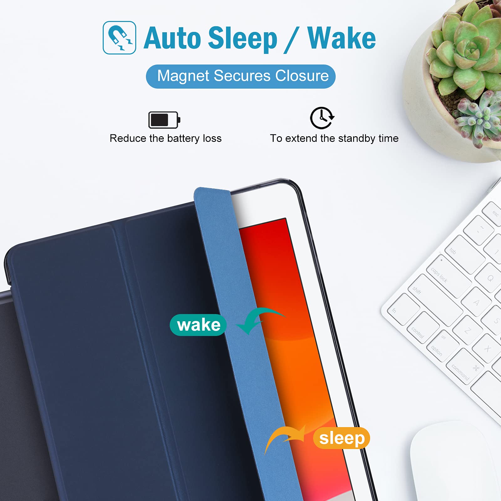 Foto 7 | Funda Procase Smart Para Ipad 9.7, 6.ª Generación, Ipad Air 2 Air 1 - Venta Internacional.