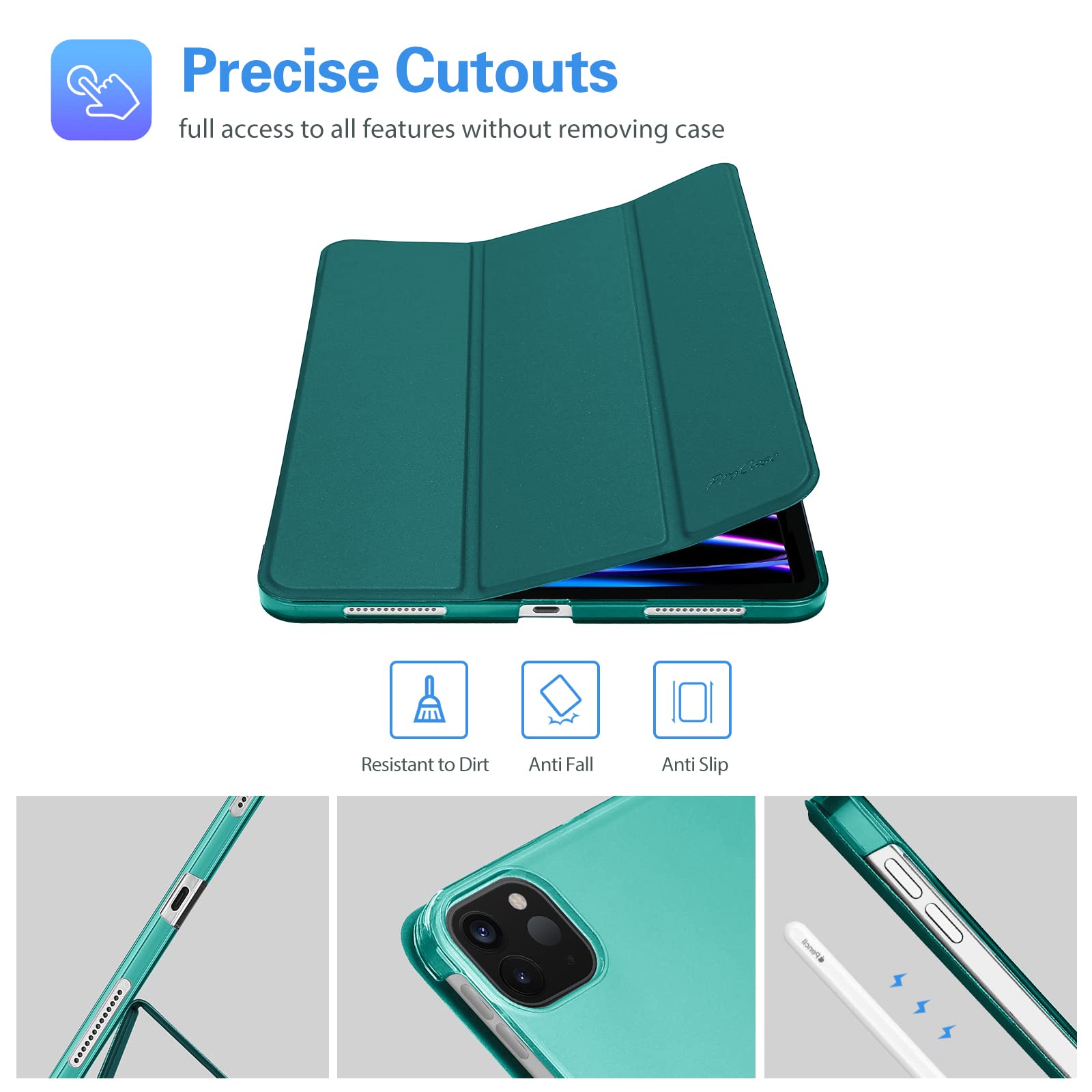 Foto 6 pulgar | Funda Procase Para Ipad Pro 11 4.ª Generación 2022/3.ª Generación 2021 - Venta Internacional.