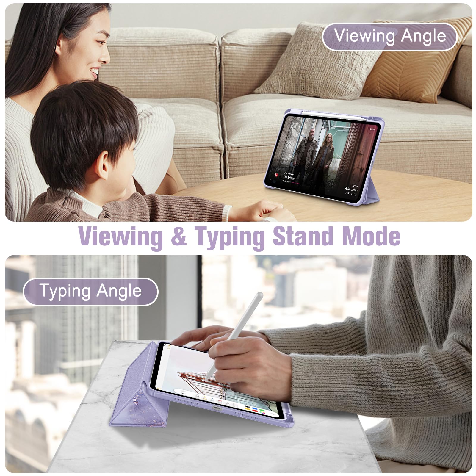 Foto 5 pulgar | Funda Fintie Hybrid Slim Para Ipad Pro M4 De 11 Pulgadas (2024) - Venta Internacional.