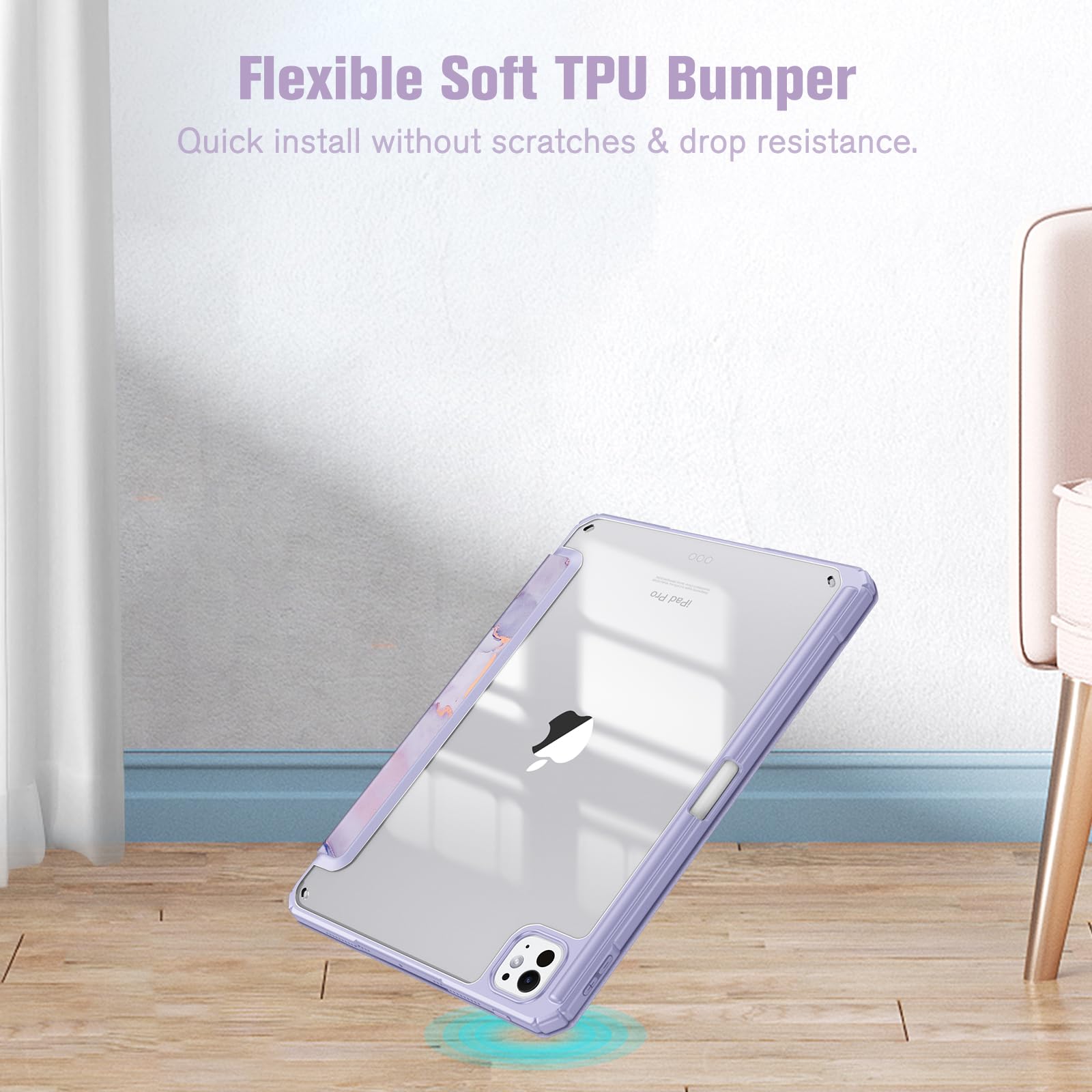 Foto 8 pulgar | Funda Fintie Hybrid Slim Para Ipad Pro M4 De 11 Pulgadas (2024) - Venta Internacional.