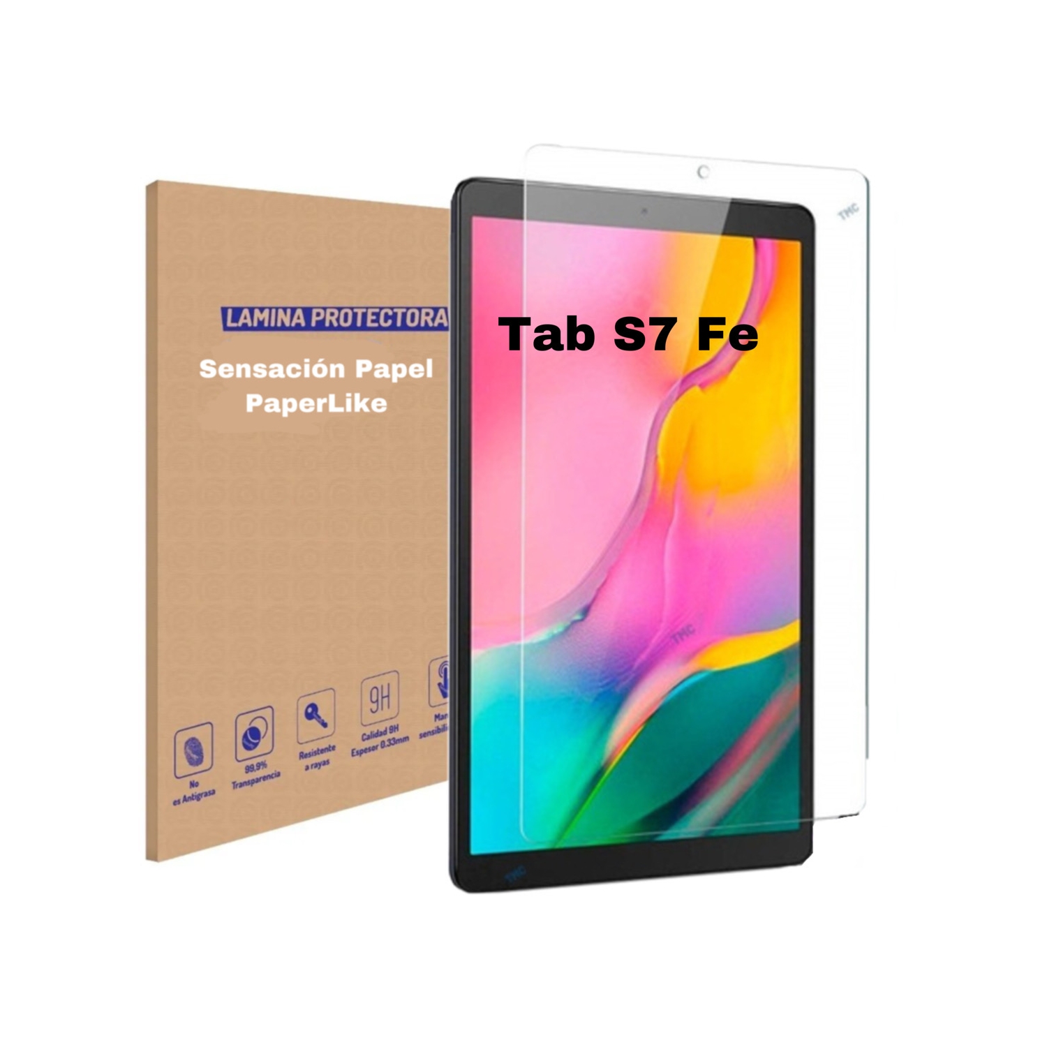 Protector De Pantalla Paper Feeling Para Galaxy Tab S7 Fe - Venta Internacional.