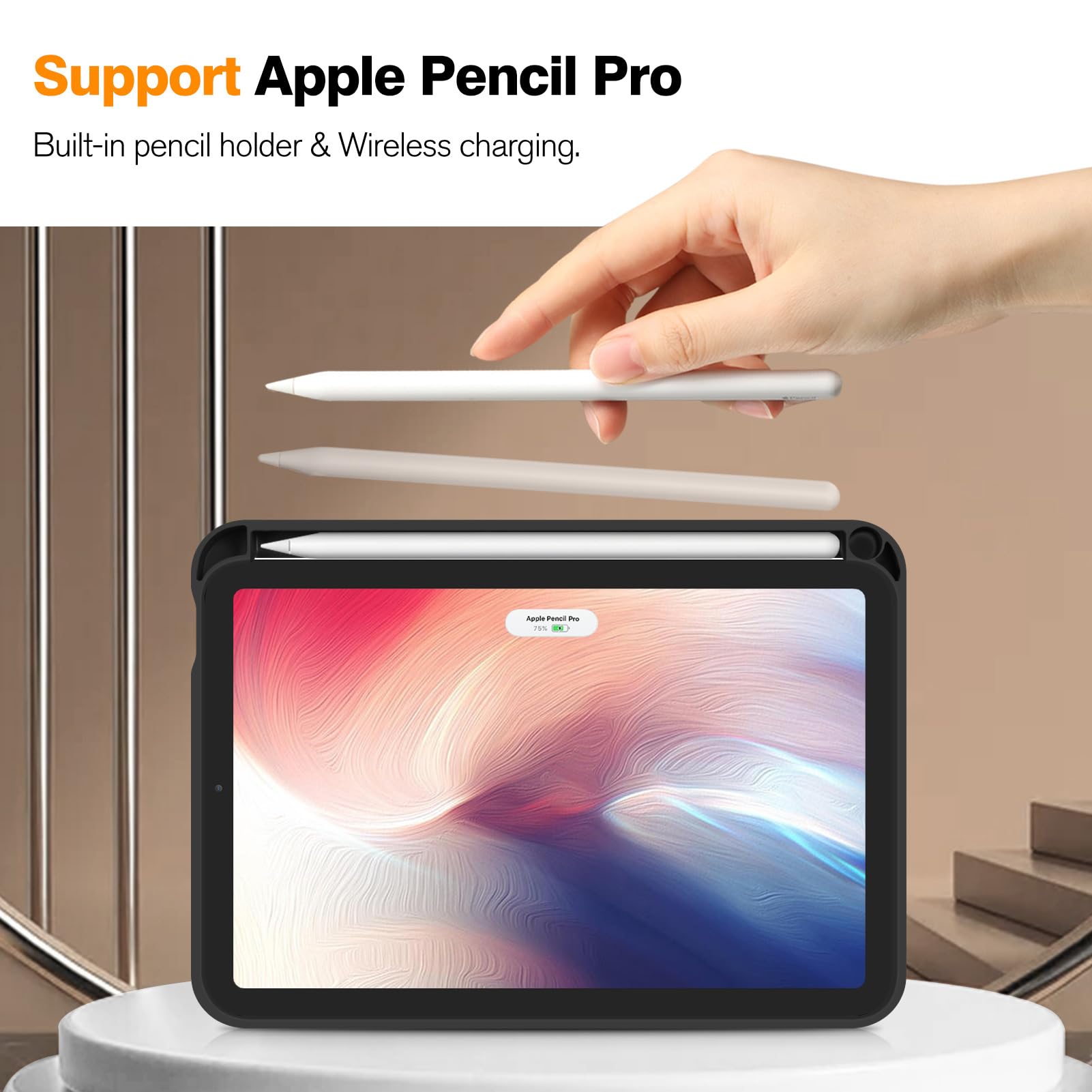 Foto 4 | Funda Fintie Slimshell Para Ipad Mini 7 (a17 Pro) 2024/mini 6 - Venta Internacional.