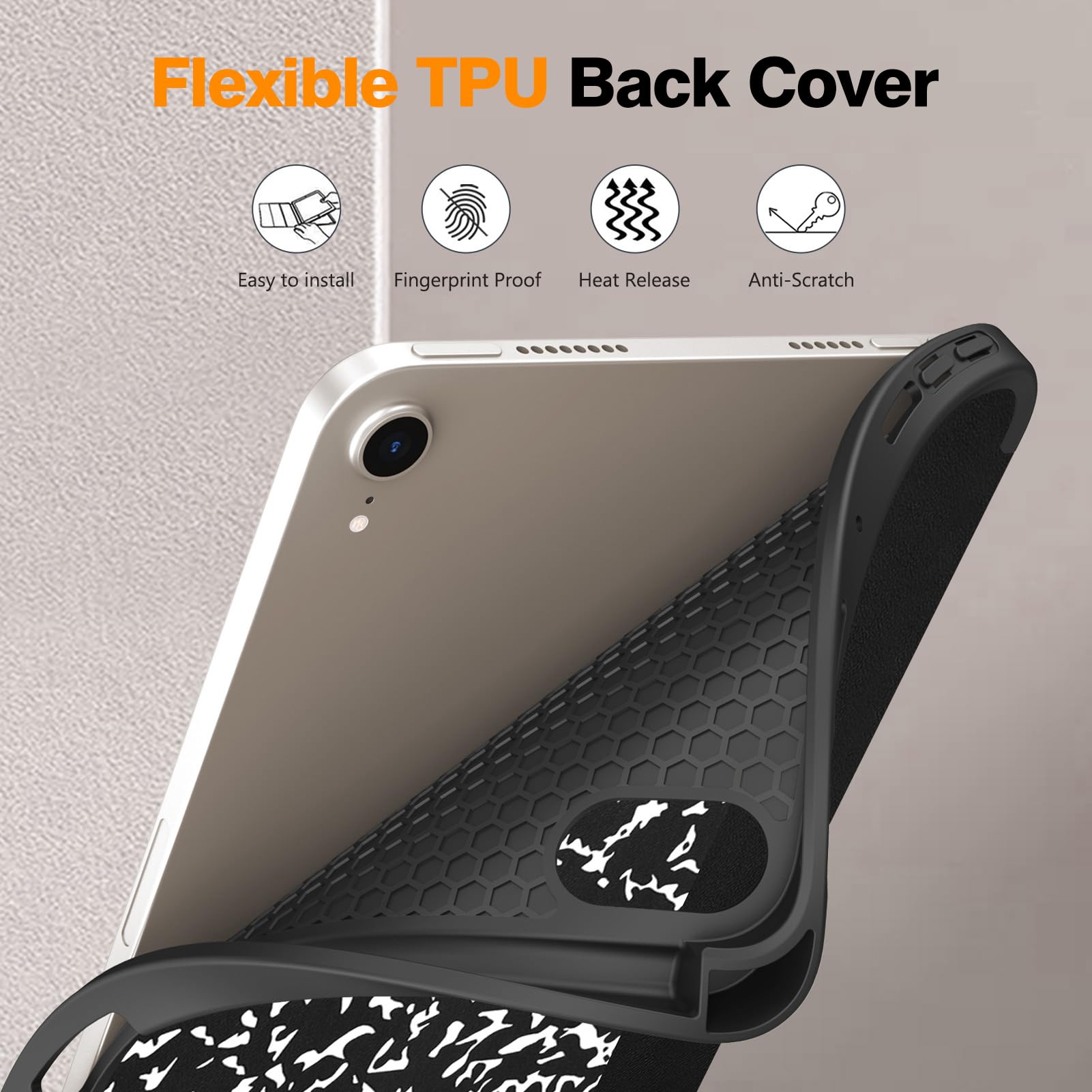 Foto 7 pulgar | Funda Fintie Slimshell Para Ipad Mini 7 (a17 Pro) 2024/mini 6 - Venta Internacional.