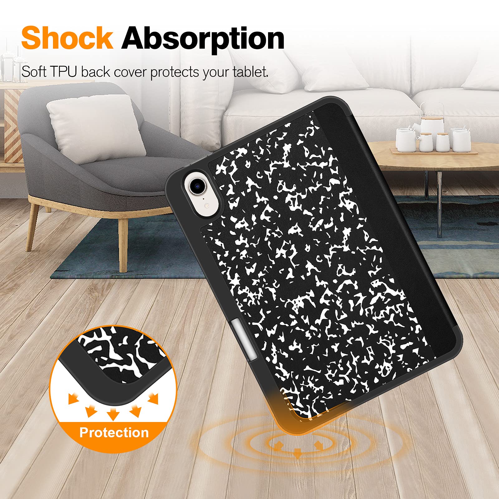 Foto 7 | Funda Fintie Slimshell Para Ipad Mini 7 (a17 Pro) 2024/mini 6 - Venta Internacional.