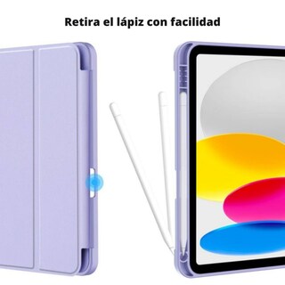 Foto 4 | Funda Para Ipad 10.9 Lavender De 10ª Generación Con Ranura Para Lápices - Venta Internacional.