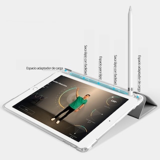 Foto 4 | Funda Para Ipad 10.9 De Décima Generación, Color Lavanda Translúcido - Venta Internacional.