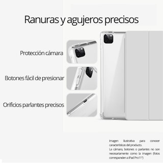 Foto 5 | Funda Para Ipad 10.9 De Décima Generación, Color Lavanda Translúcido - Venta Internacional.