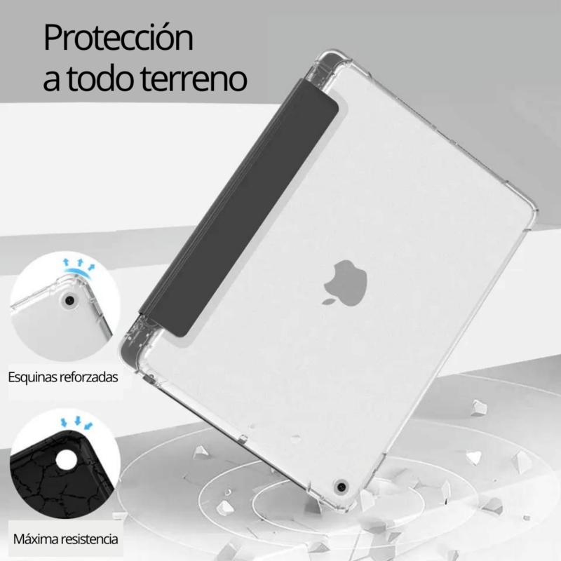 Foto 6 | Funda Para Ipad 10.9 De Décima Generación, Color Lavanda Translúcido - Venta Internacional.