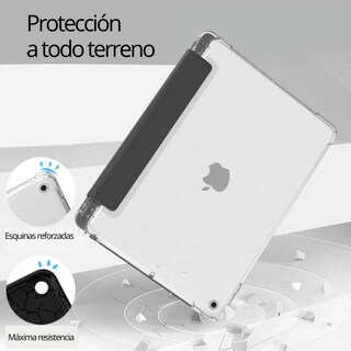 Foto 6 | Funda Para Ipad 10.9 De Décima Generación, Color Lavanda Translúcido - Venta Internacional.