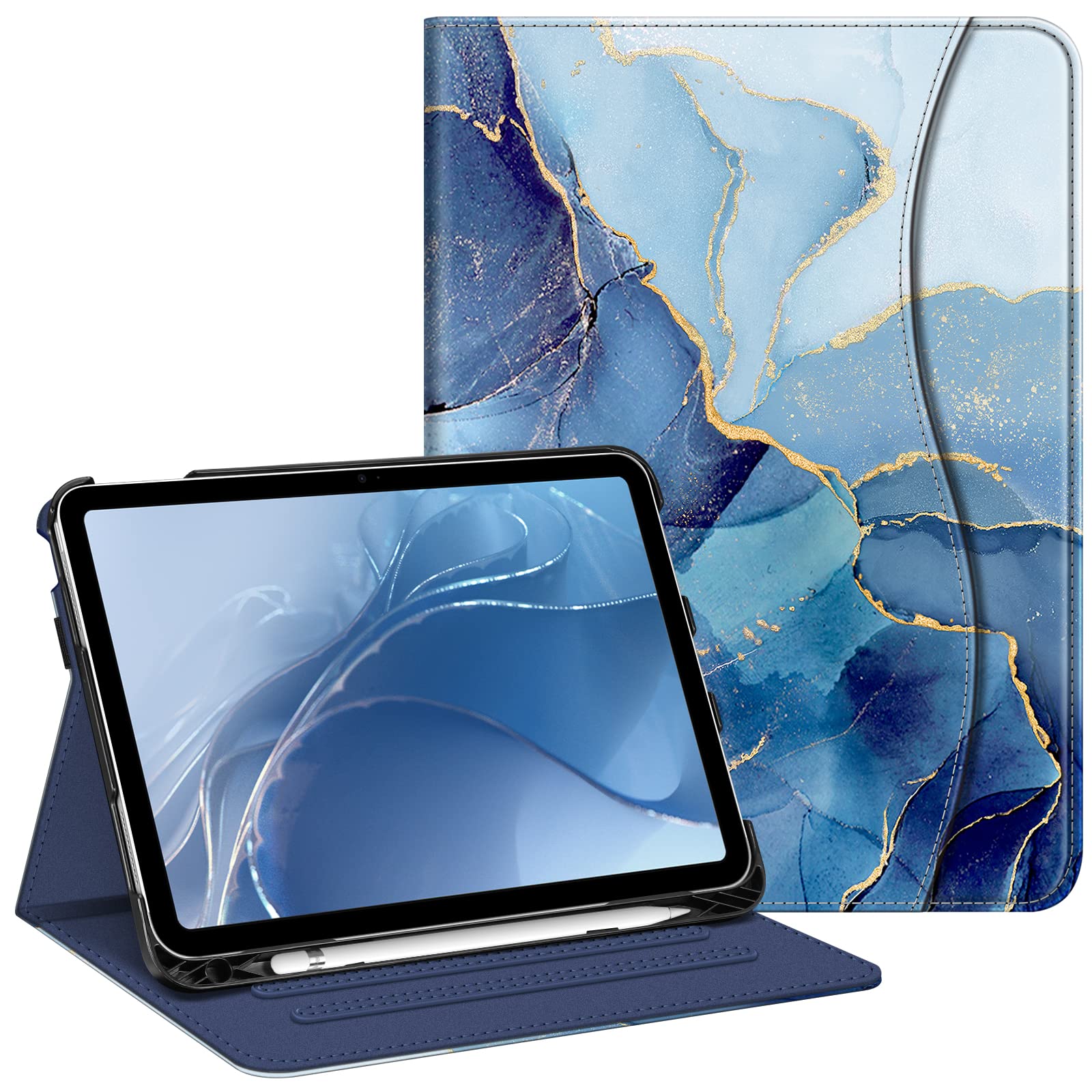 Foto 1 | Funda Fintie Para Ipad De 10.ª Generación De 10.9 Pulgadas (2022) Ocean Marble - Venta Internacional.