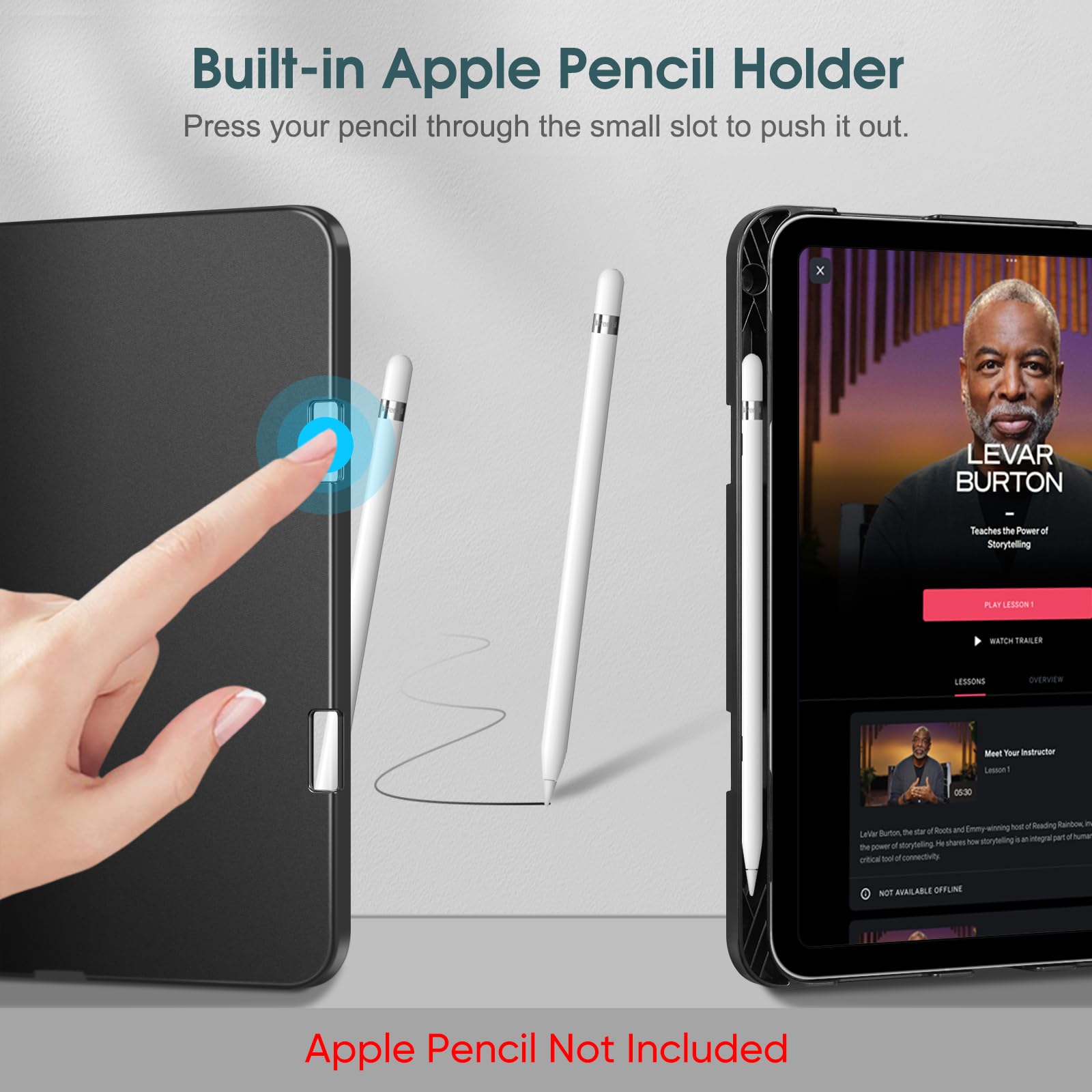 Foto 4 | Funda Fintie Para Ipad De 10.ª Generación De 10.9 Pulgadas (2022) Ocean Marble - Venta Internacional.