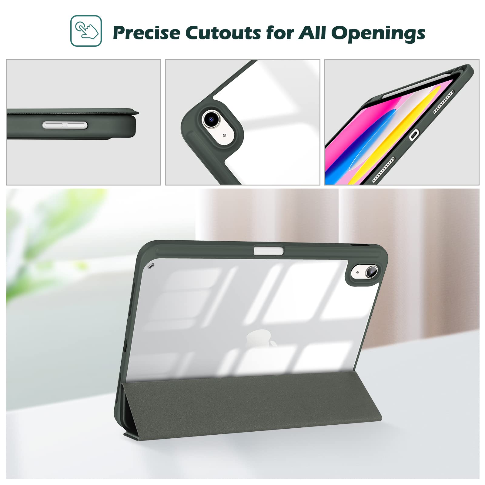 Foto 7 | Funda Procase Para Ipad 11.ª Generación De 11 Pulgadas/10.ª Generación De 10.9 Pulgadas - Venta Internacional.