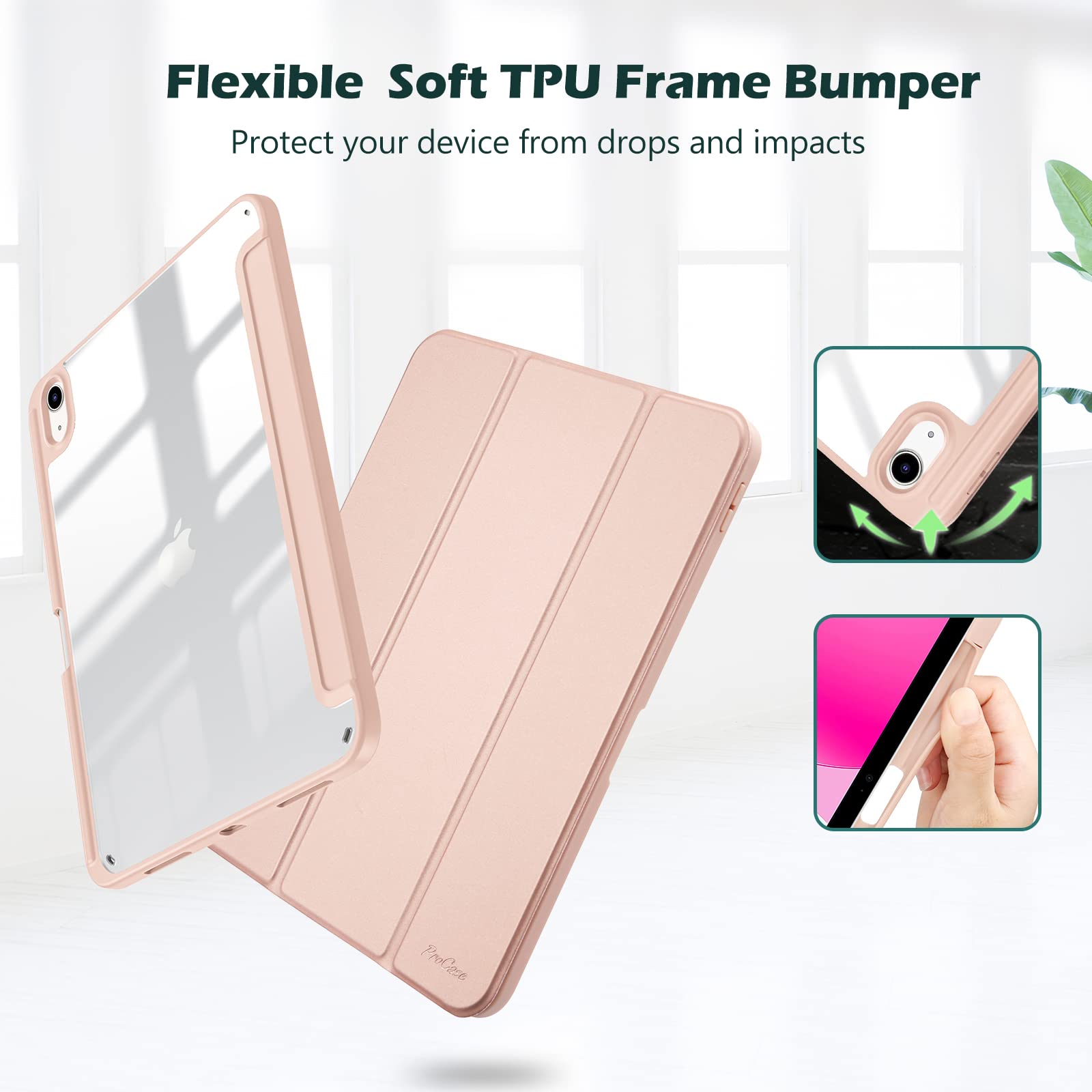 Foto 4 pulgar | Funda Procase Para Ipad 11.ª Generación De 11 Pulgadas, 2025/10.ª Generación De 10.9 Pulgadas - Venta Internacional.