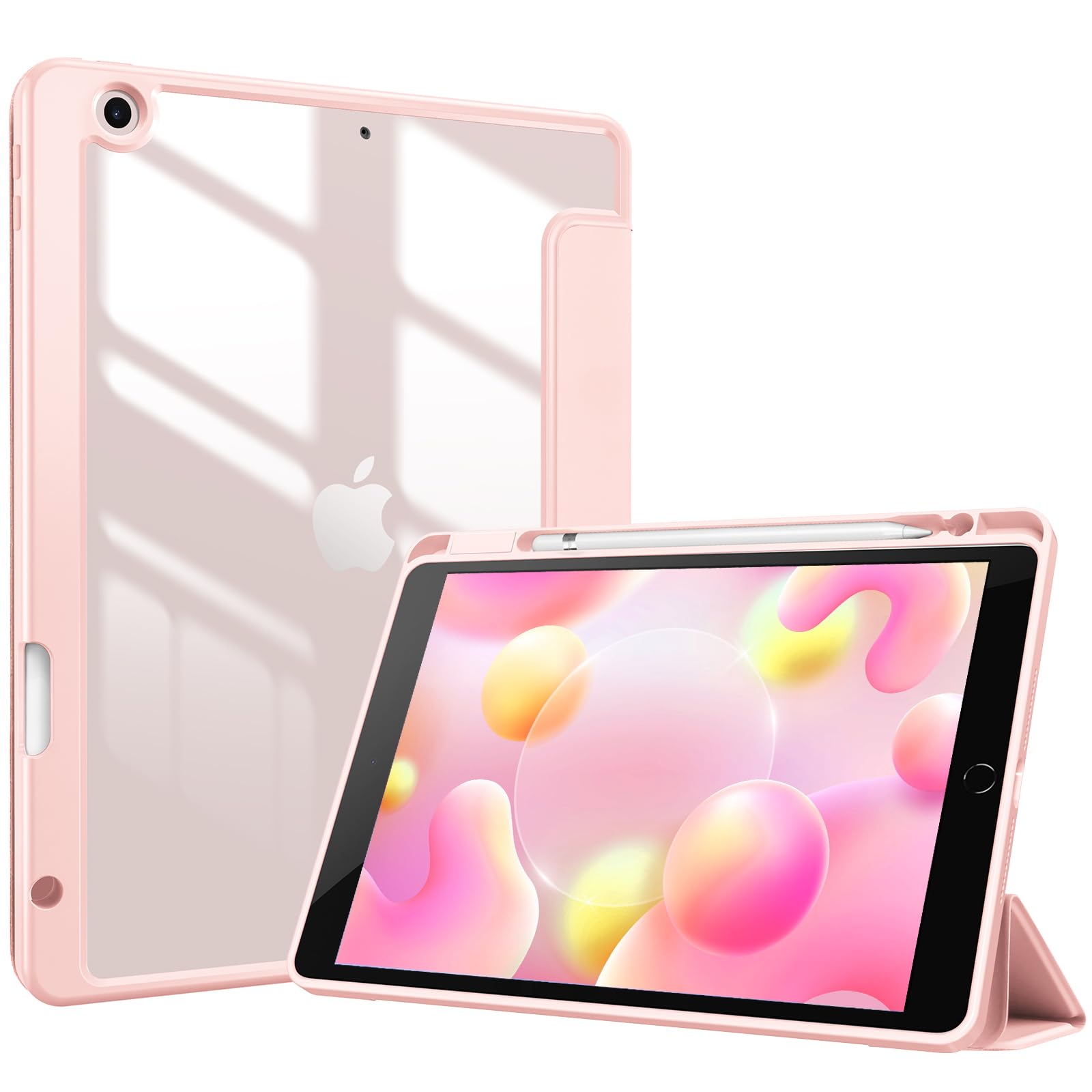 Funda Procase Slim Para Ipad 9ª, 8ª Y 7ª Generación De 10,2 Pulgadas, Rosa - Venta Internacional.