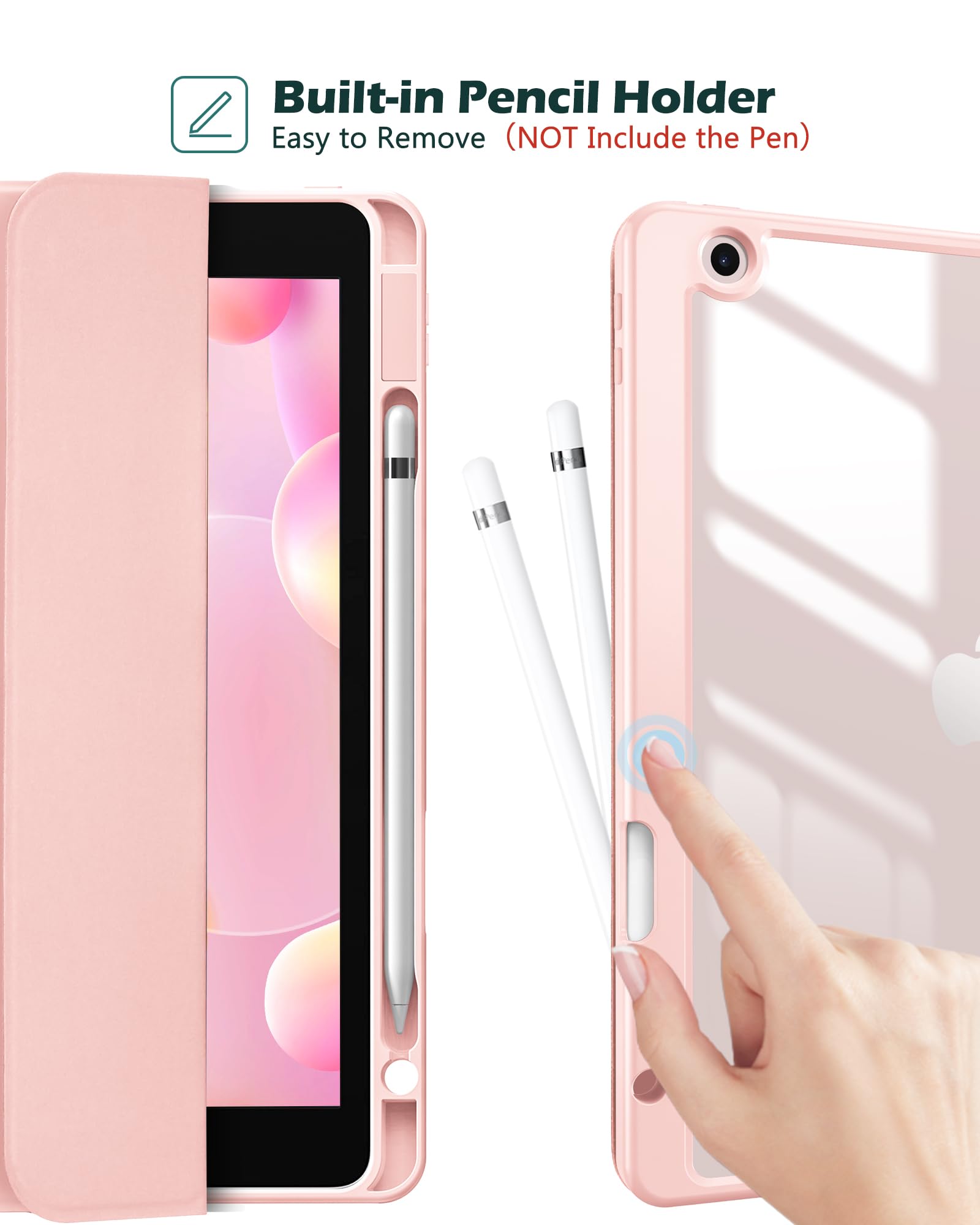 Foto 5 pulgar | Funda Procase Slim Para Ipad 9ª, 8ª Y 7ª Generación De 10,2 Pulgadas, Rosa - Venta Internacional.